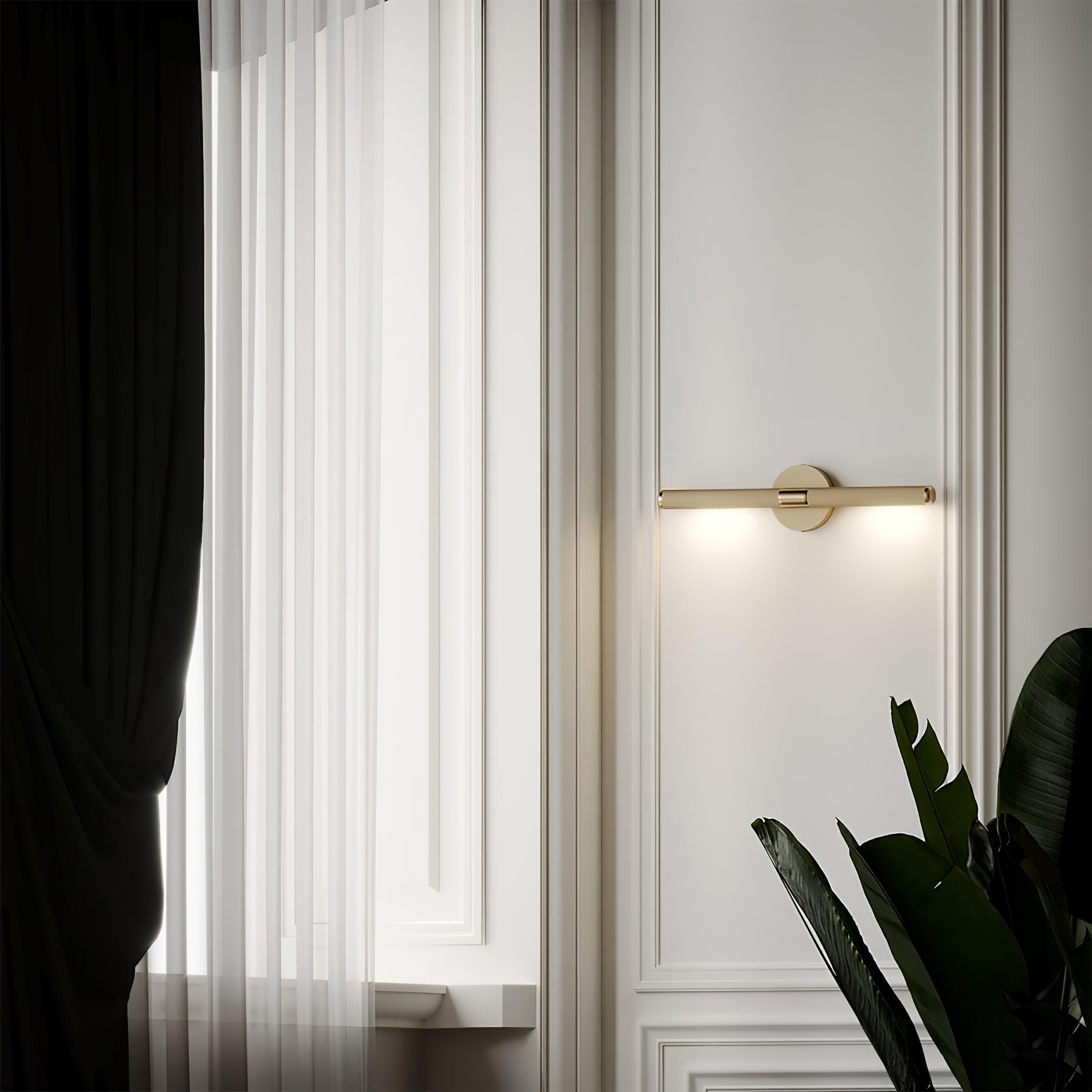 Solvain Applique murale LED moderne en laiton
