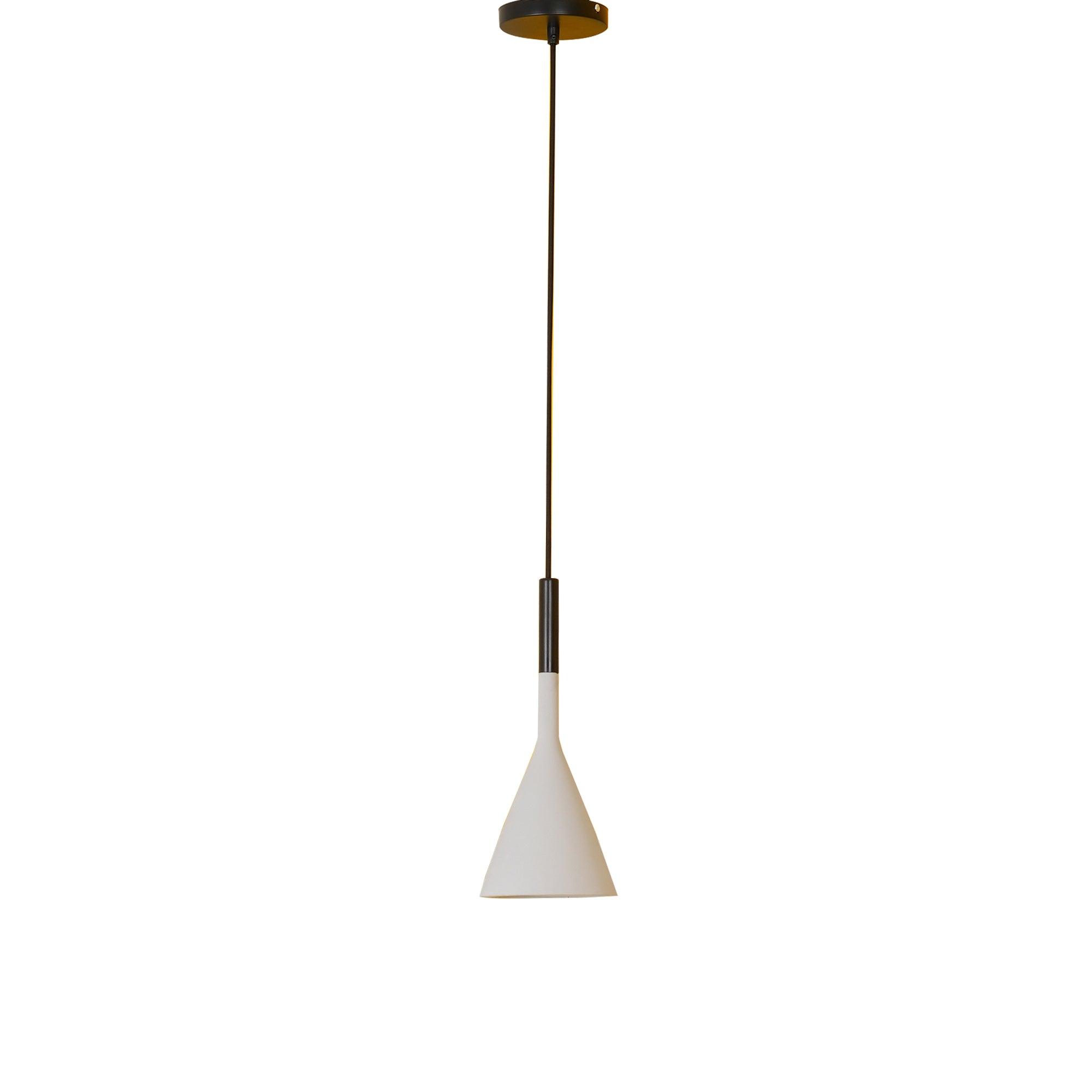 Solara Lampe suspendue conique en béton industrielle
