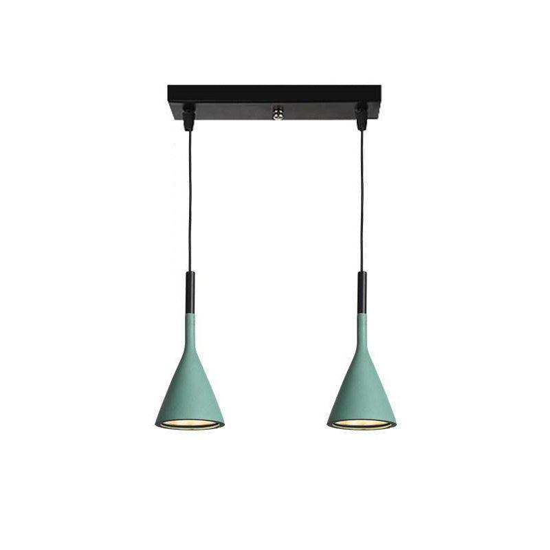 Solara Lampe suspendue conique en béton industrielle