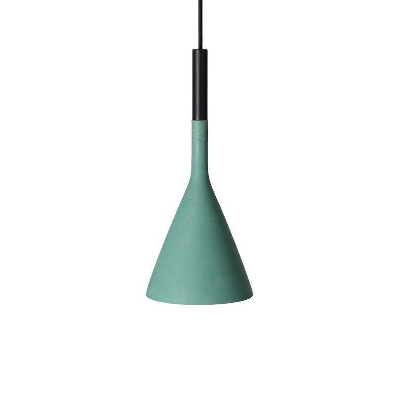 Solara Lampe suspendue conique en béton industrielle