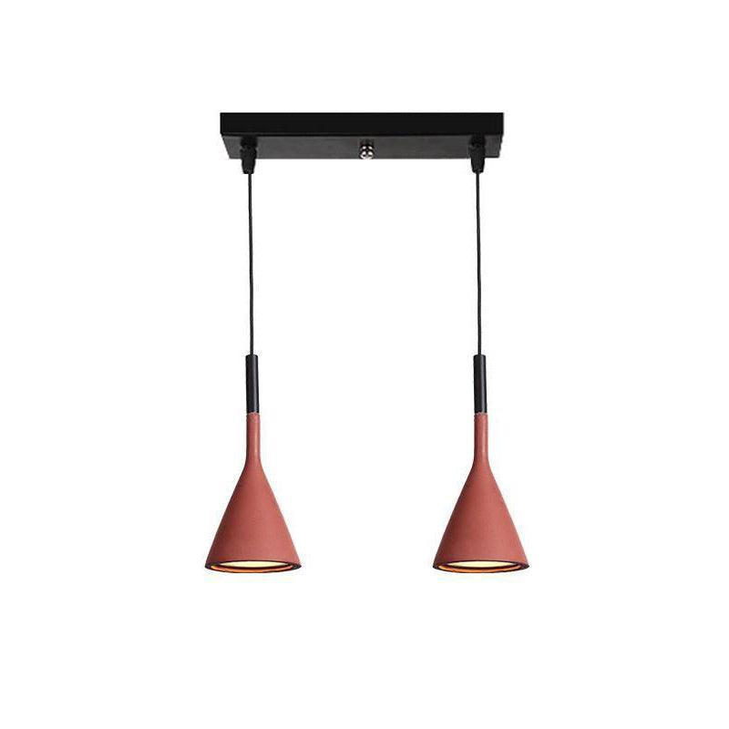 Solara Lampe suspendue conique en béton industrielle