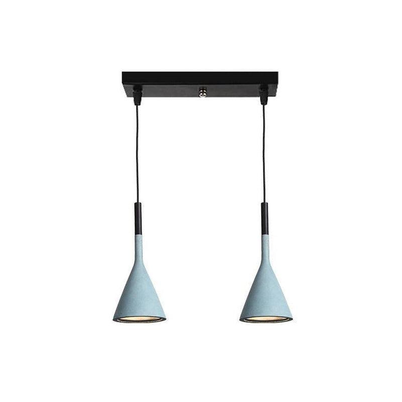 Solara Lampe suspendue conique en béton industrielle