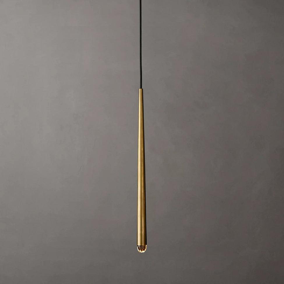 Zenith Lustre Minimaliste Cristal Laiton