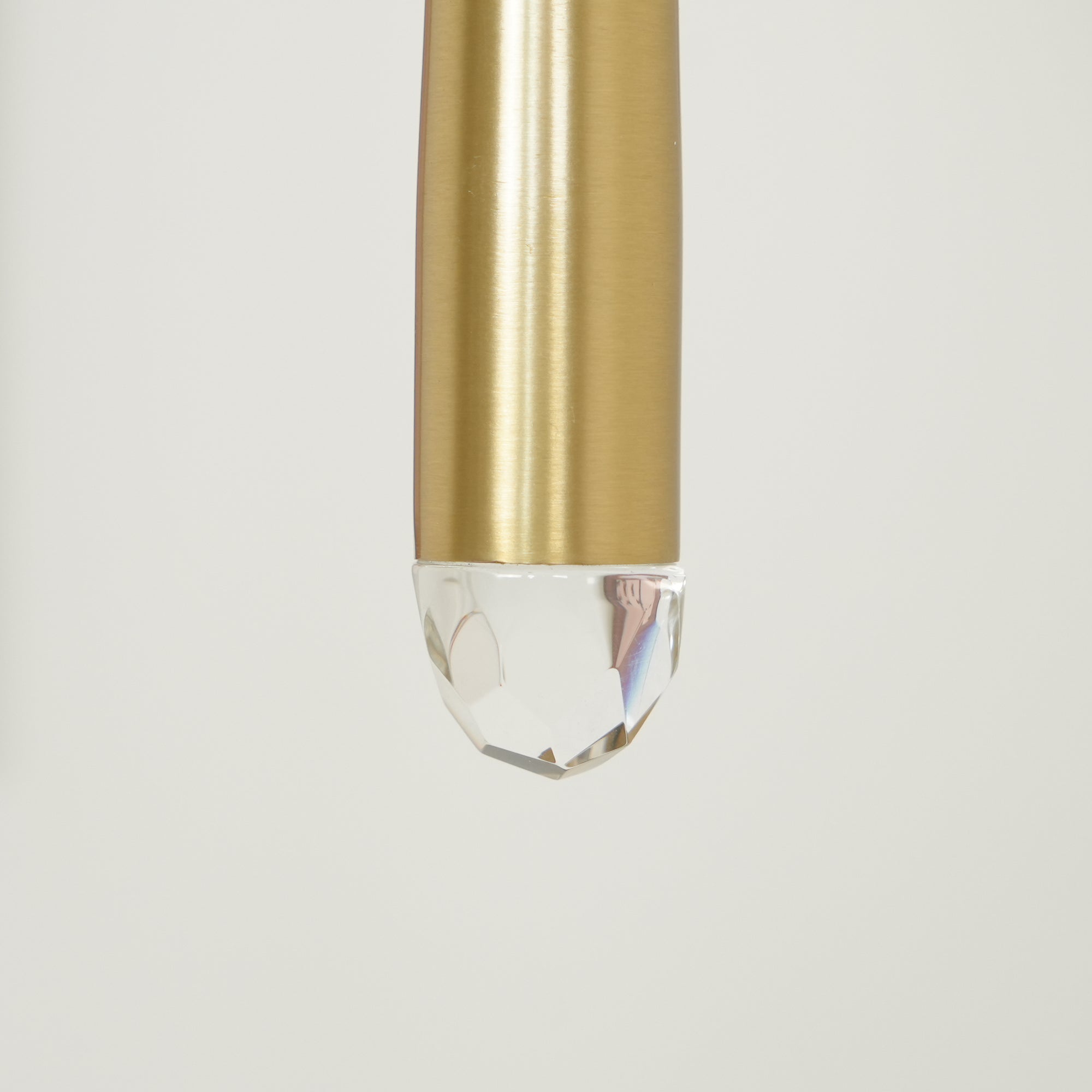 Zenith Lustre Minimaliste Cristal Laiton