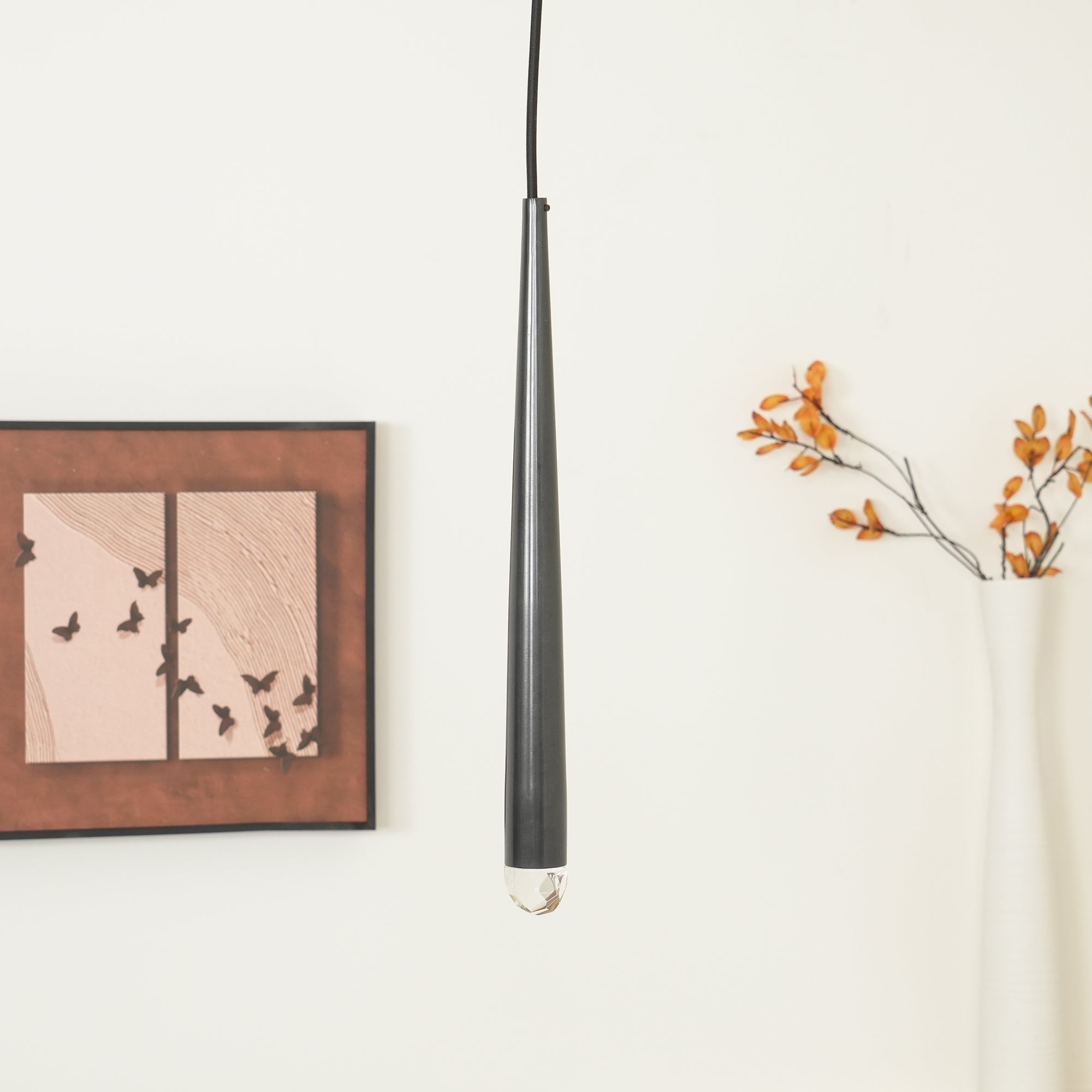 Zenith Lustre Minimaliste Cristal Laiton