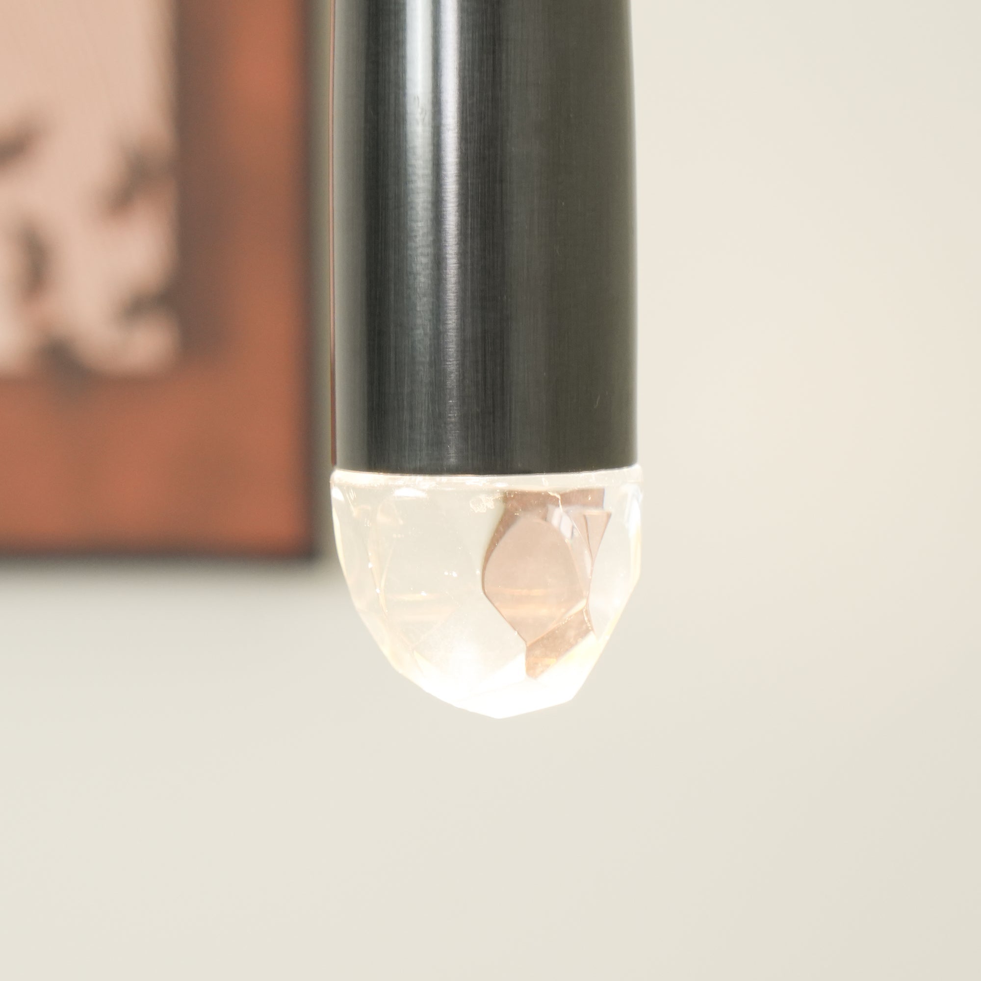 Zenith Lustre Minimaliste Cristal Laiton