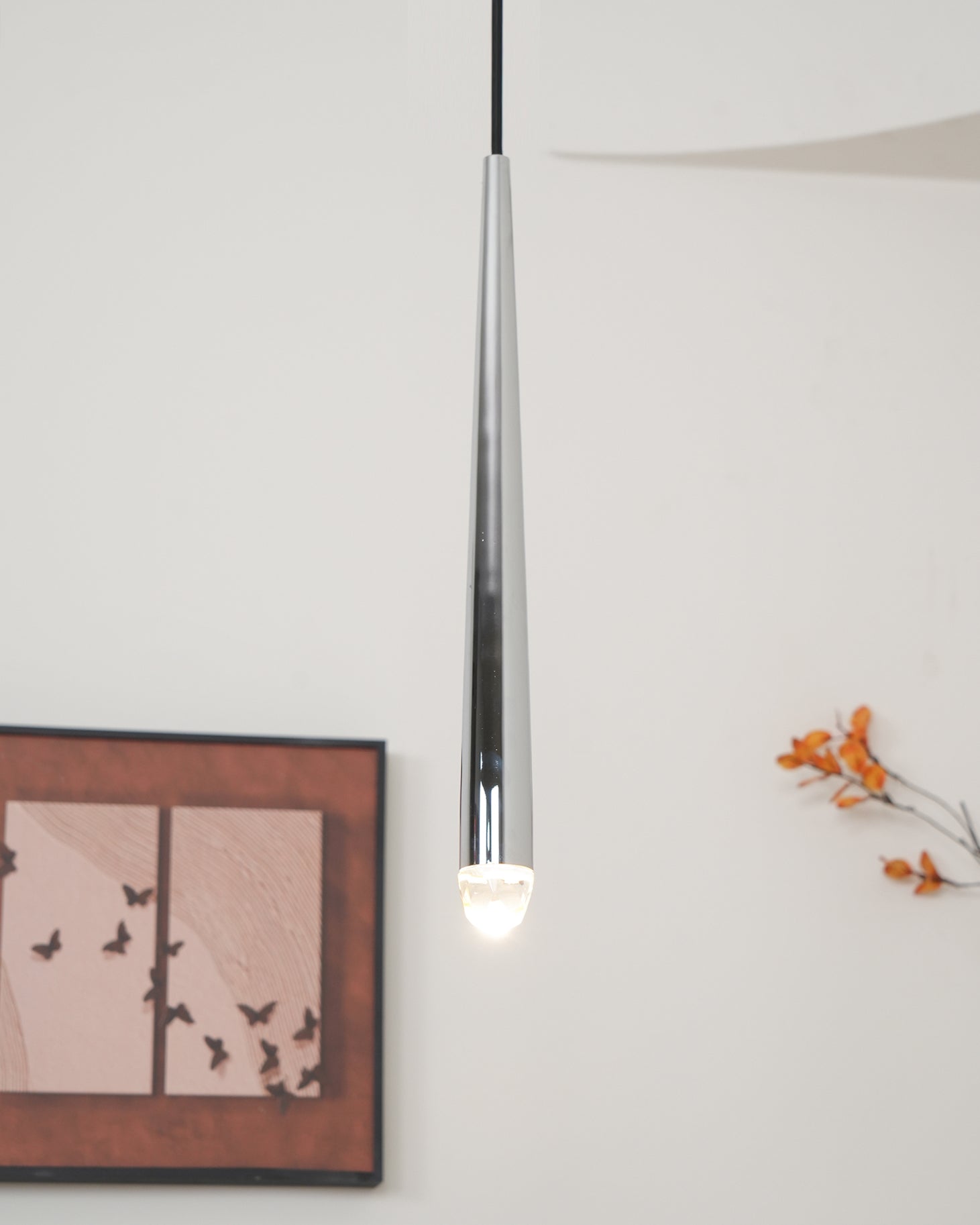 Zenith Lustre Minimaliste Cristal Laiton