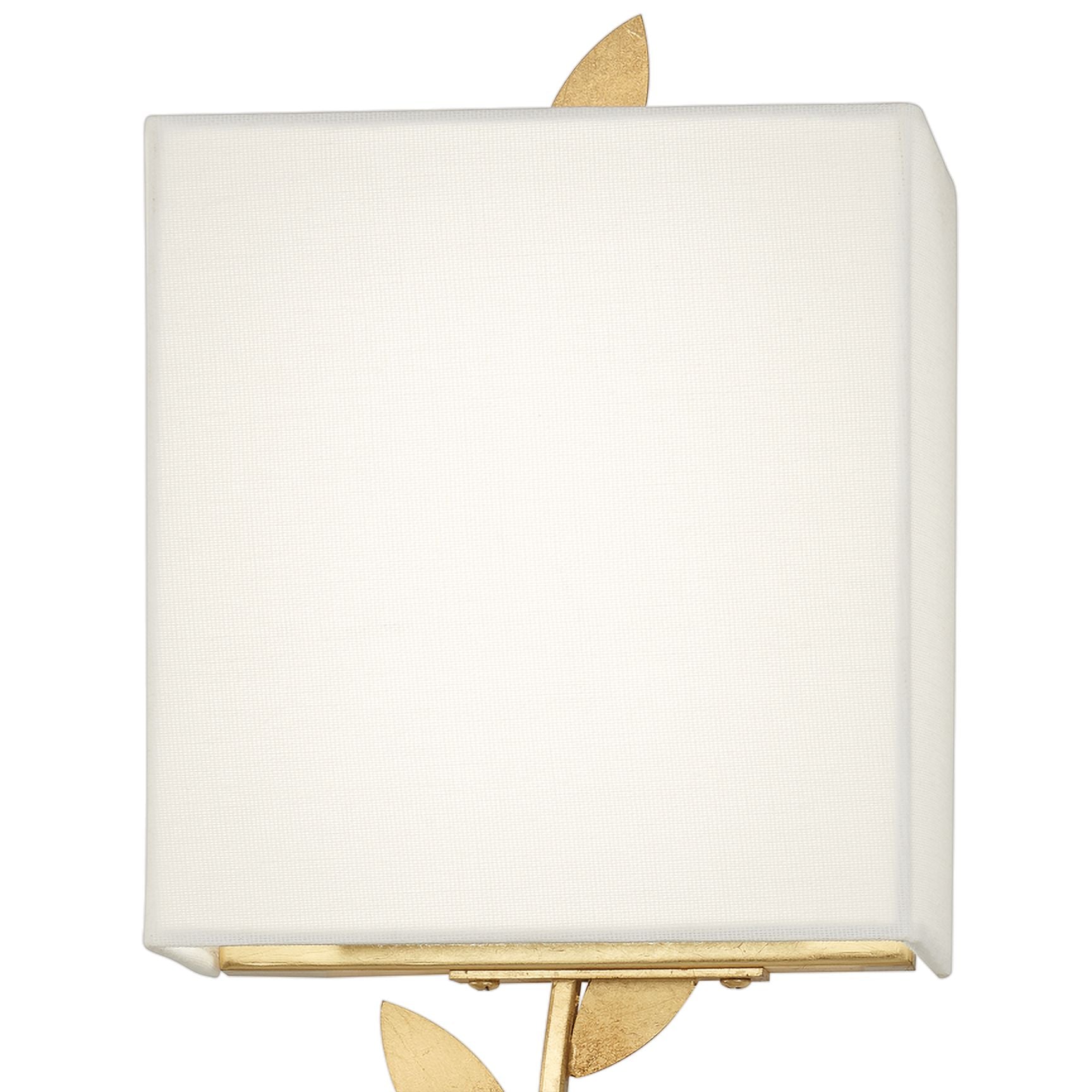 Plotuvyo Lampe Murale Métal Laiton Tissu Grove Minimaliste Moderne