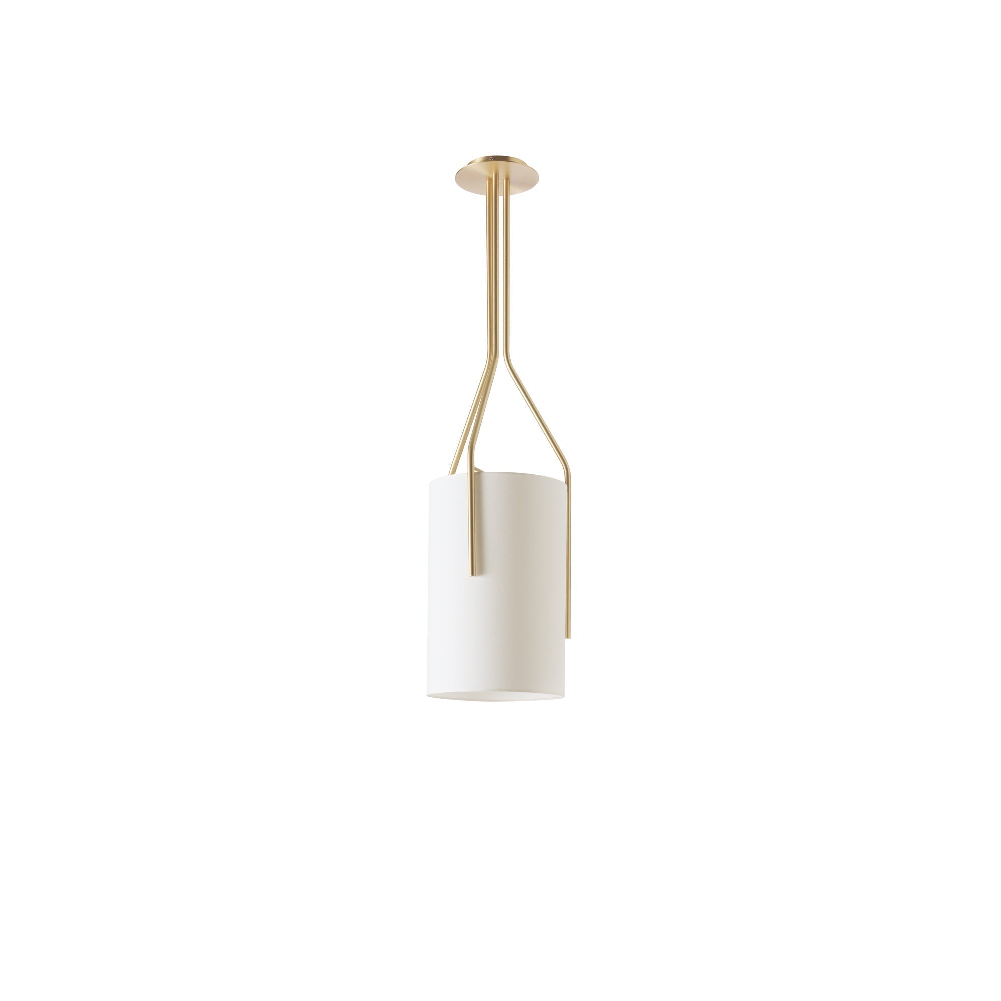 Lustra Lustre LED 3-Lumières Laiton Moderne