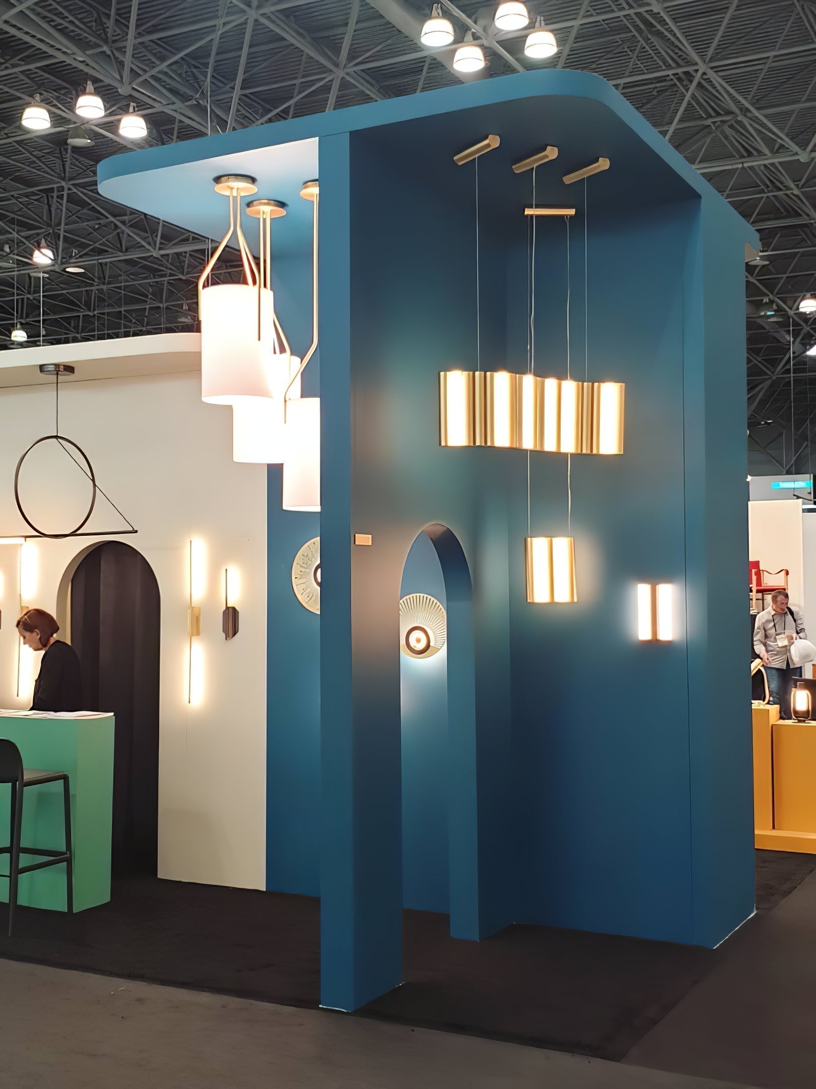 Lustra Lustre LED 3-Lumières Laiton Moderne