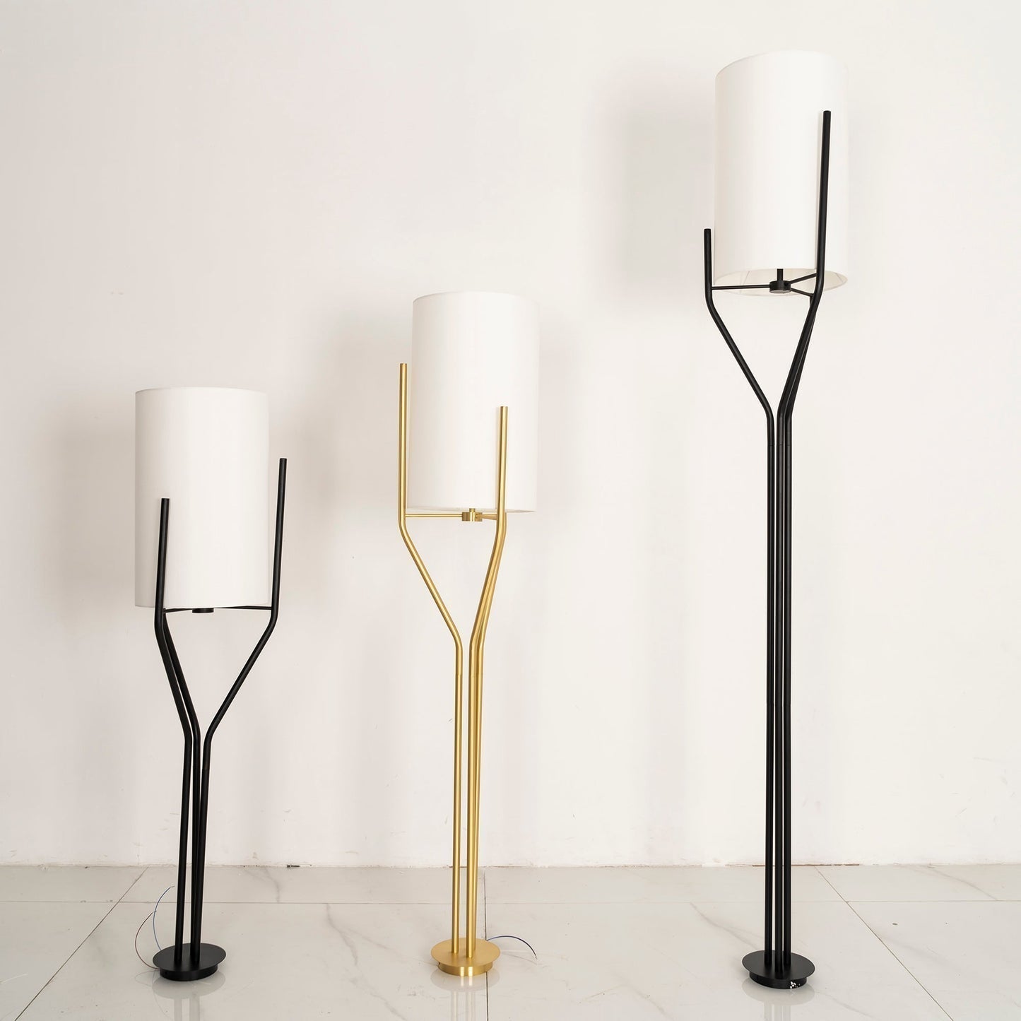 Lustra Lustre LED 3-Lumières Laiton Moderne