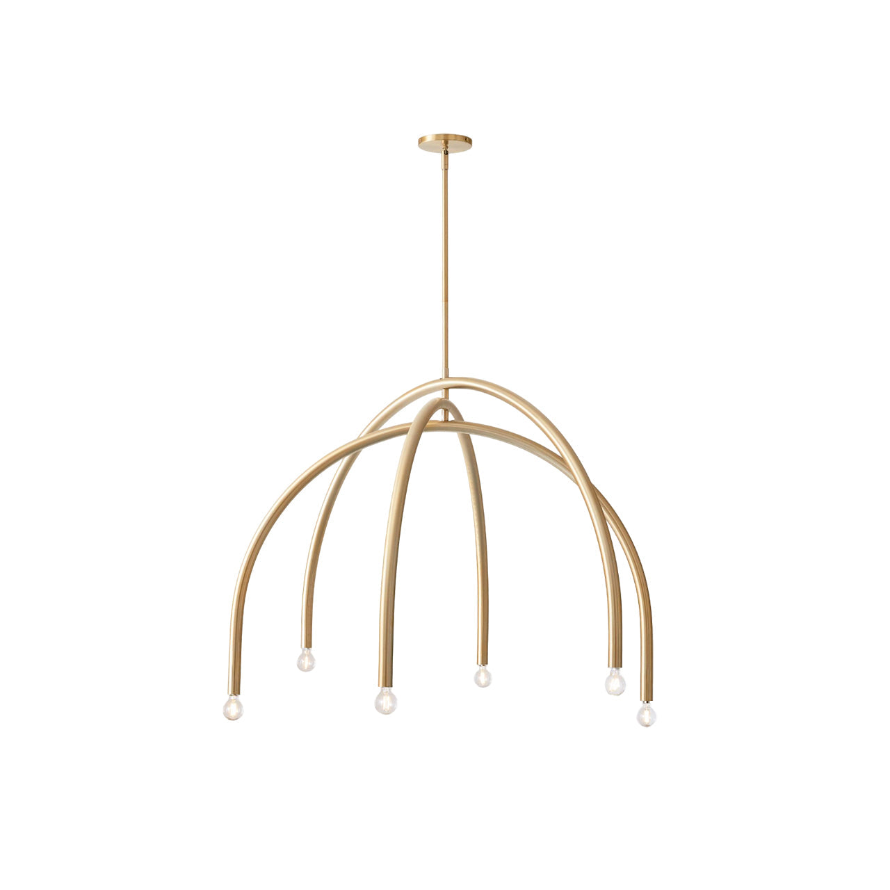 Hadden Lustre Laiton Métal Minimaliste Moderne