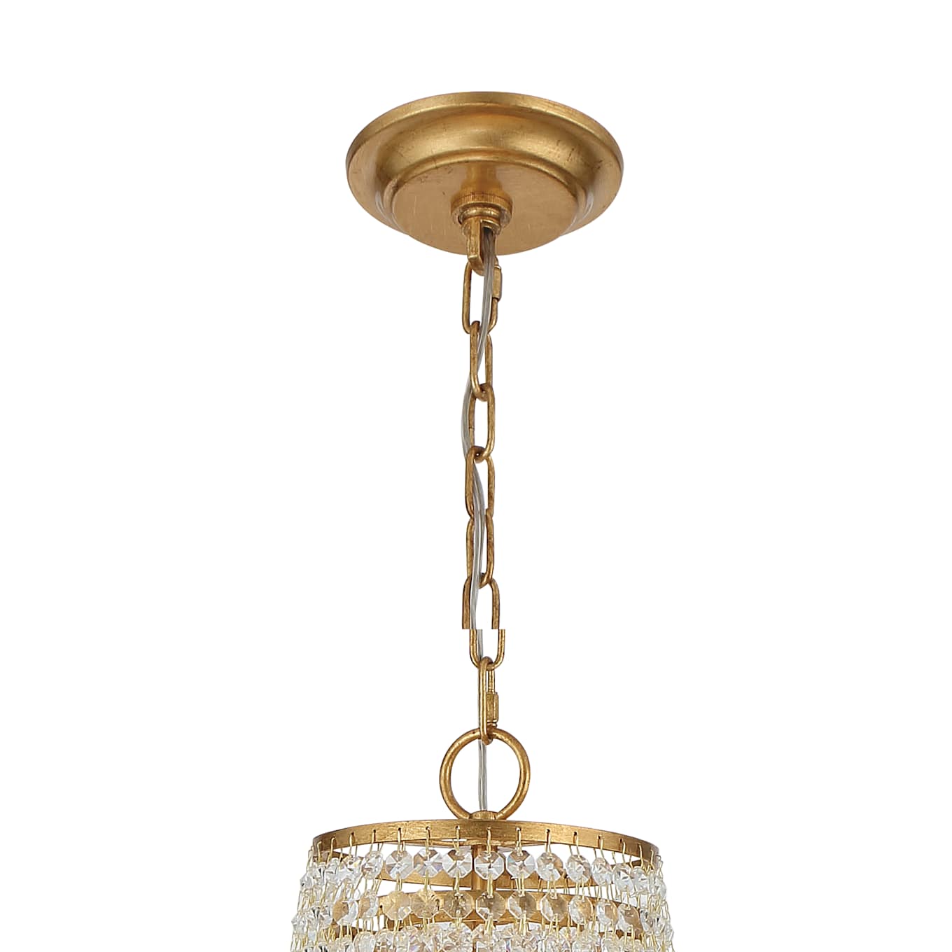 Sifuvys Lustre Métal Cristal Luxe Postmoderne