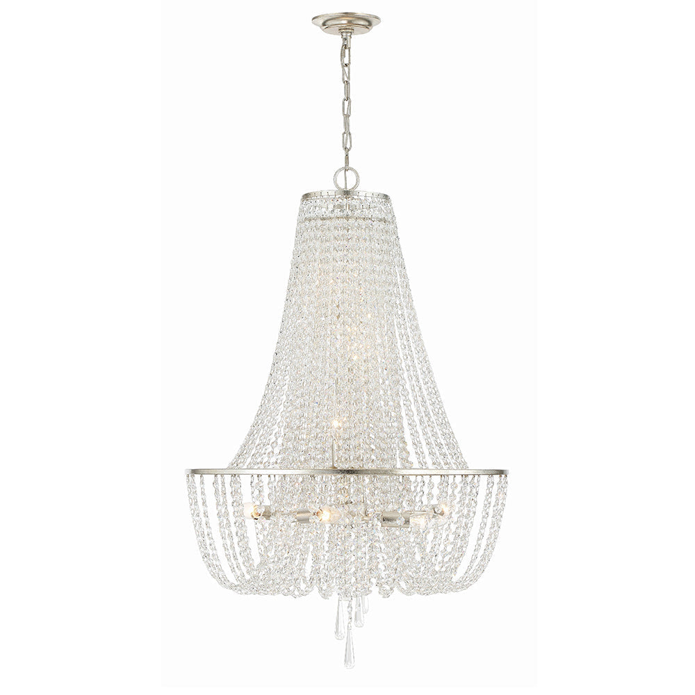 Sifuvys Lustre Métal Cristal Luxe Postmoderne
