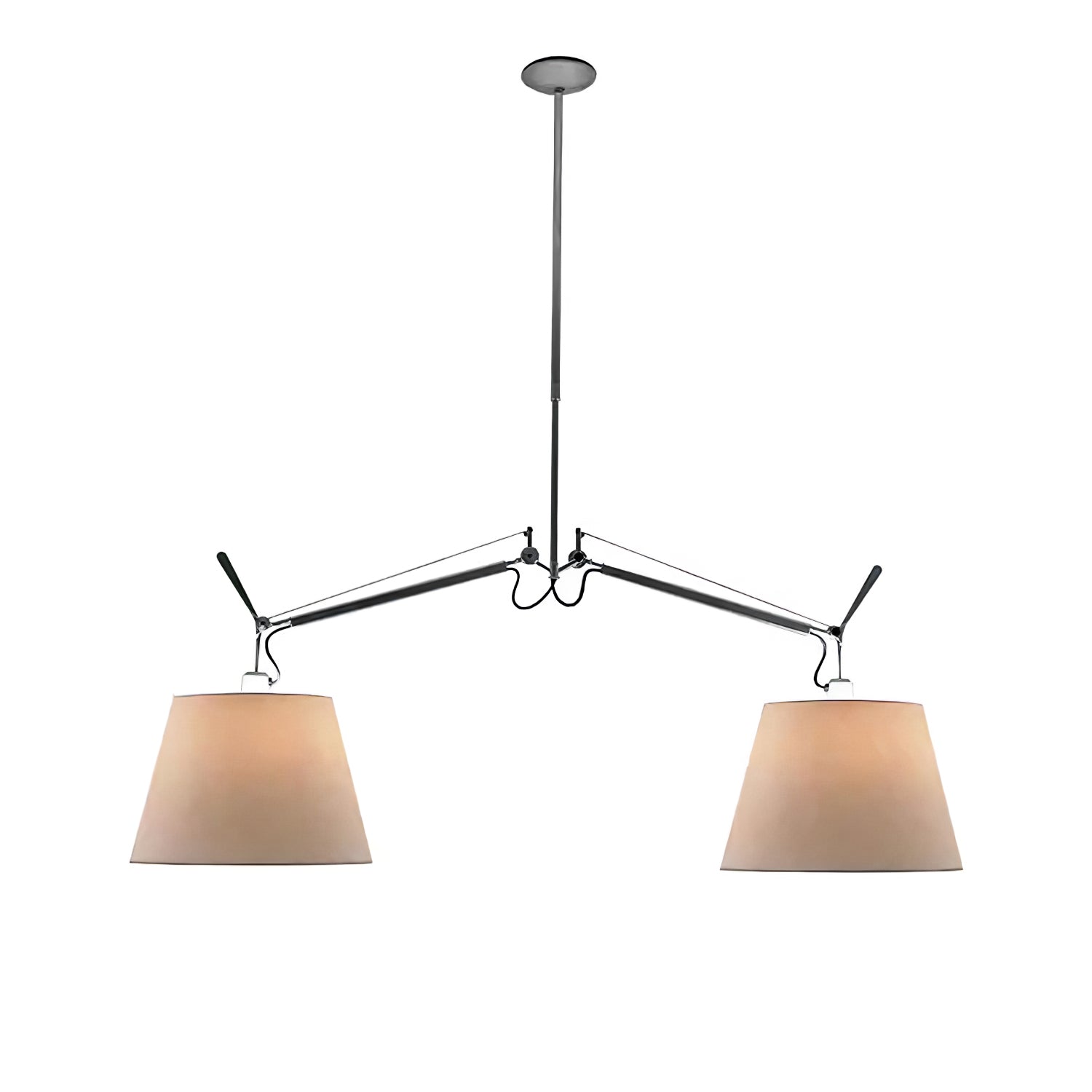 Evmirion Premium Élégance Abat-Jour Tissu Pendentif Lampe