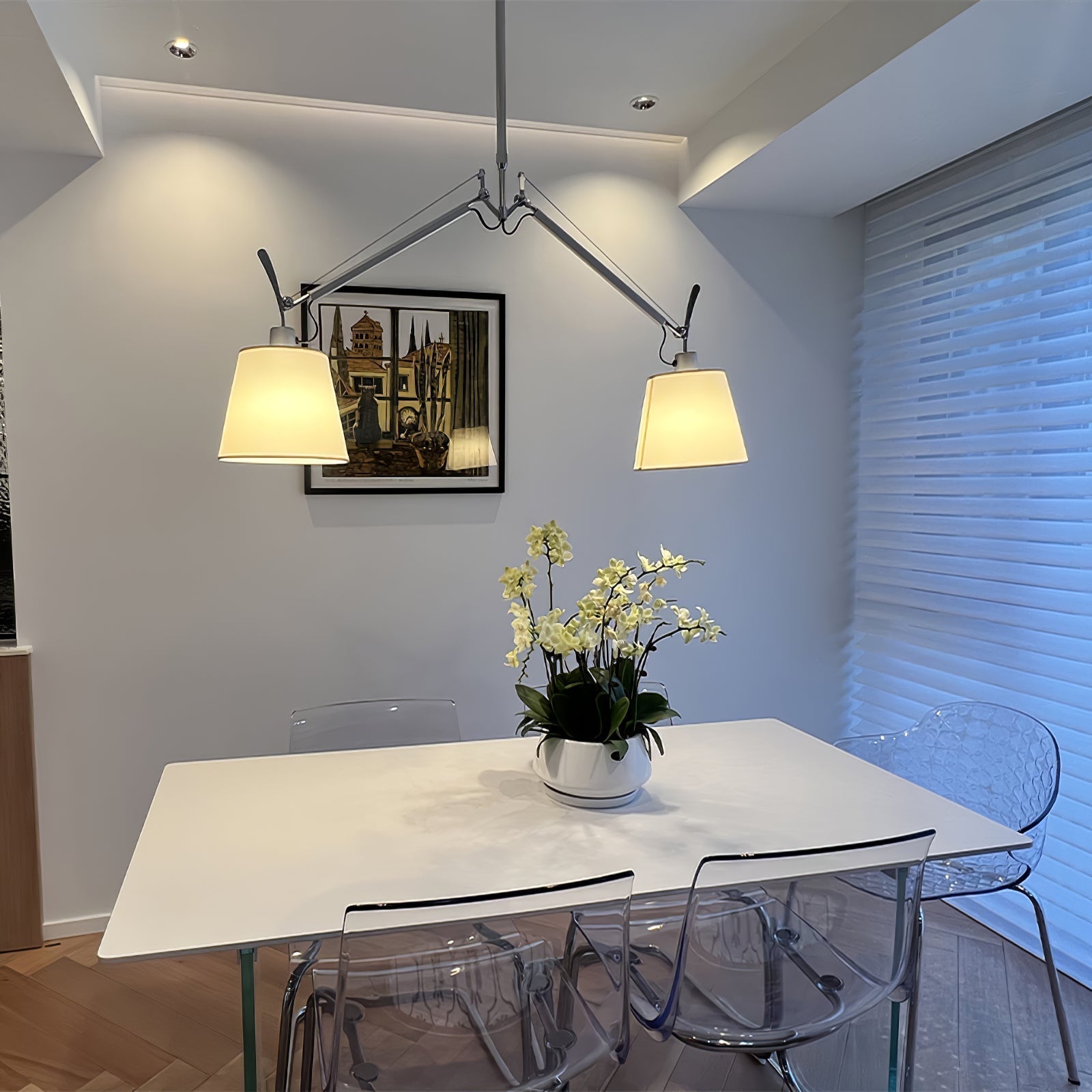 Evmirion Premium Élégance Abat-Jour Tissu Pendentif Lampe