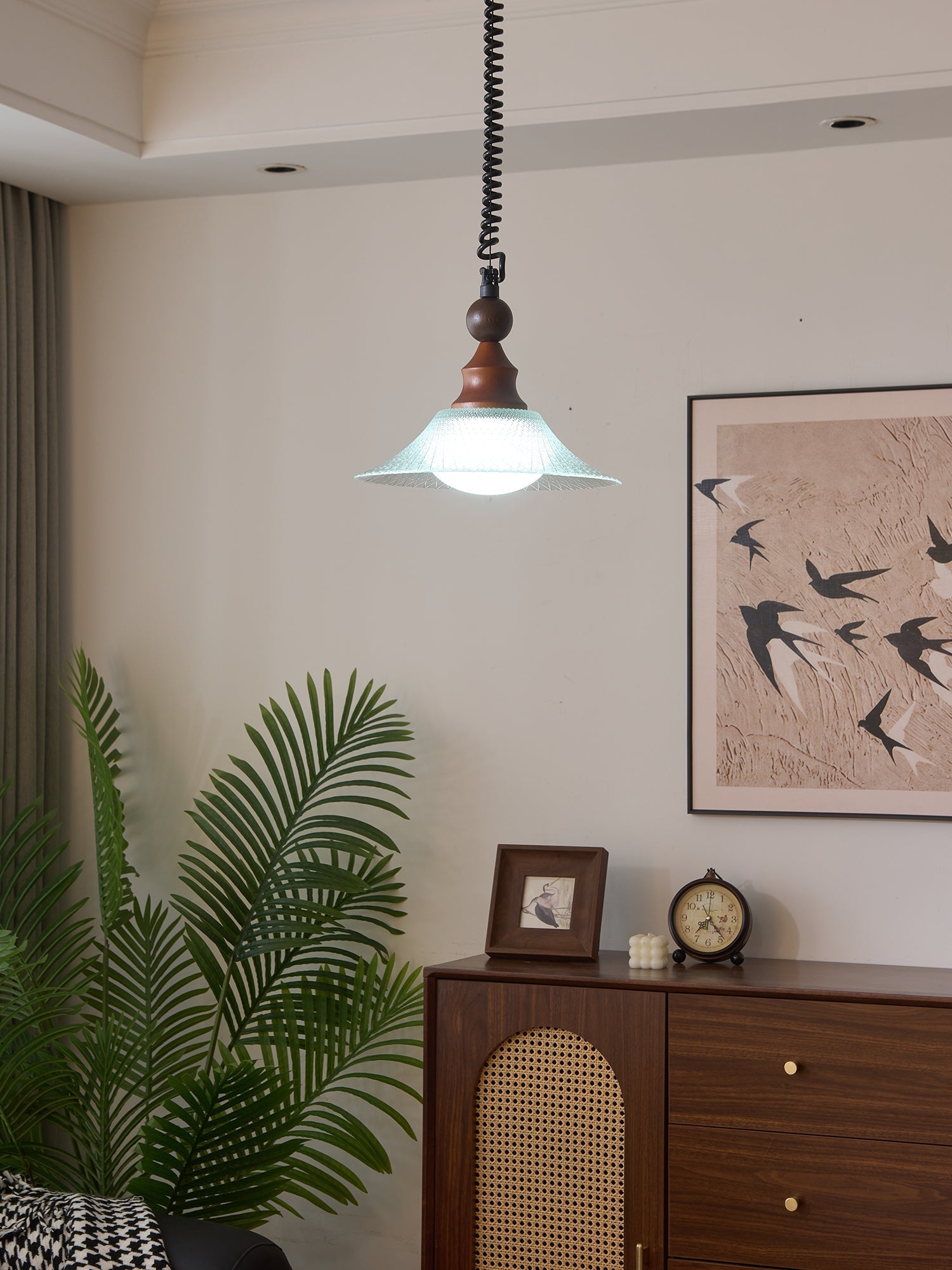 Syraeeth Suspension en Bois Art Nordique Premium