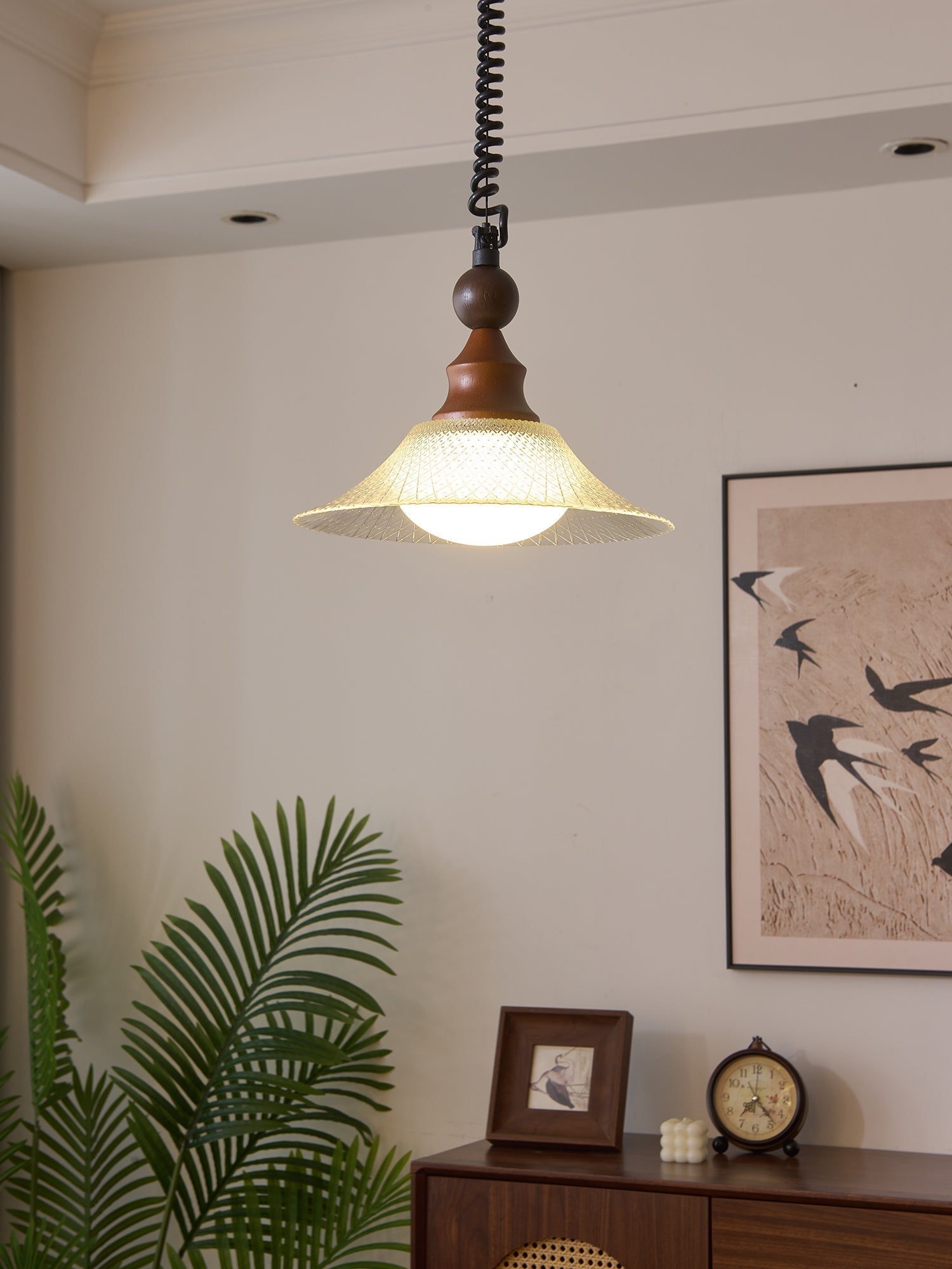 Syraeeth Suspension en Bois Art Nordique Premium