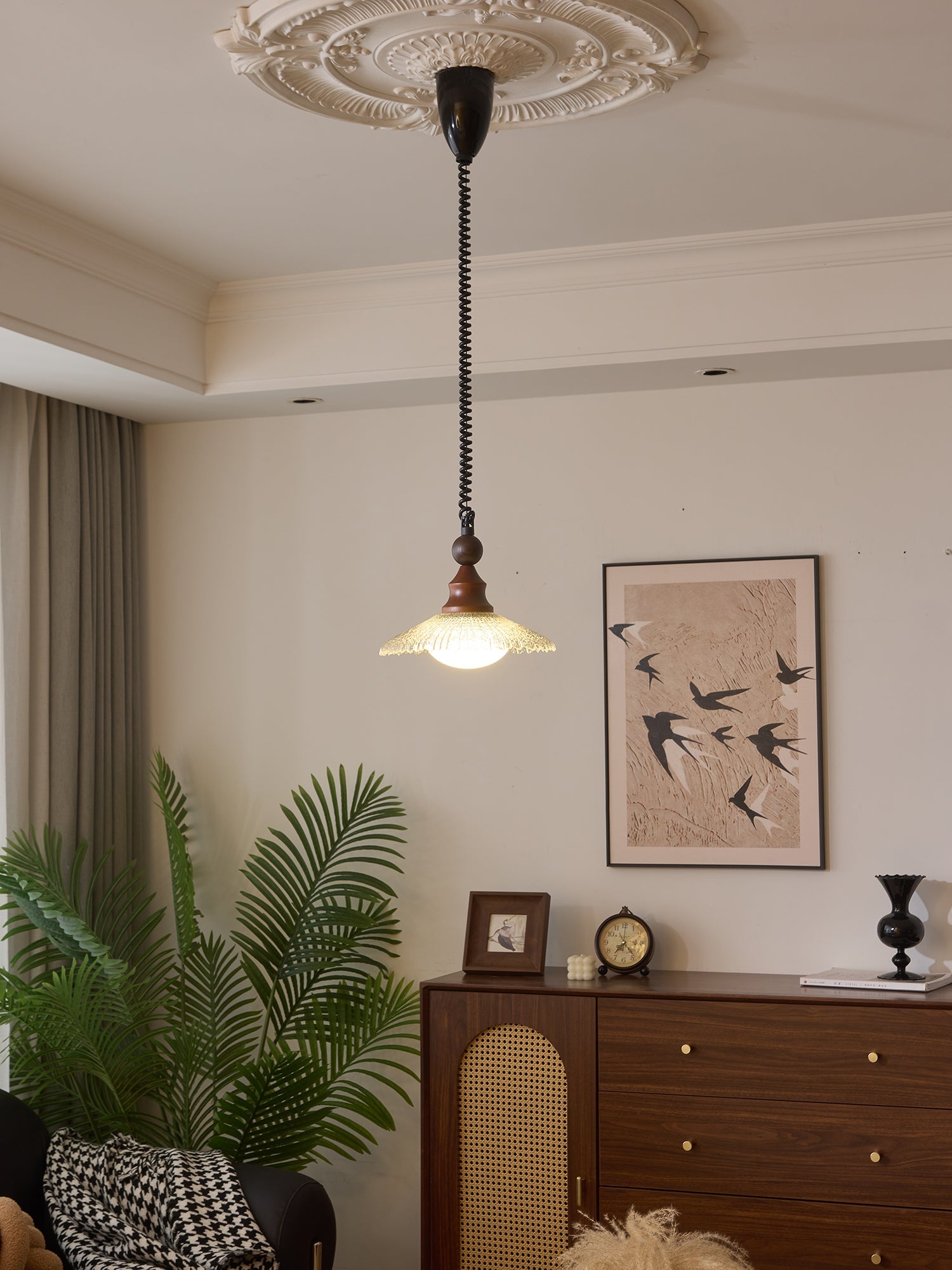 Syraeeth Suspension en Bois Art Nordique Premium