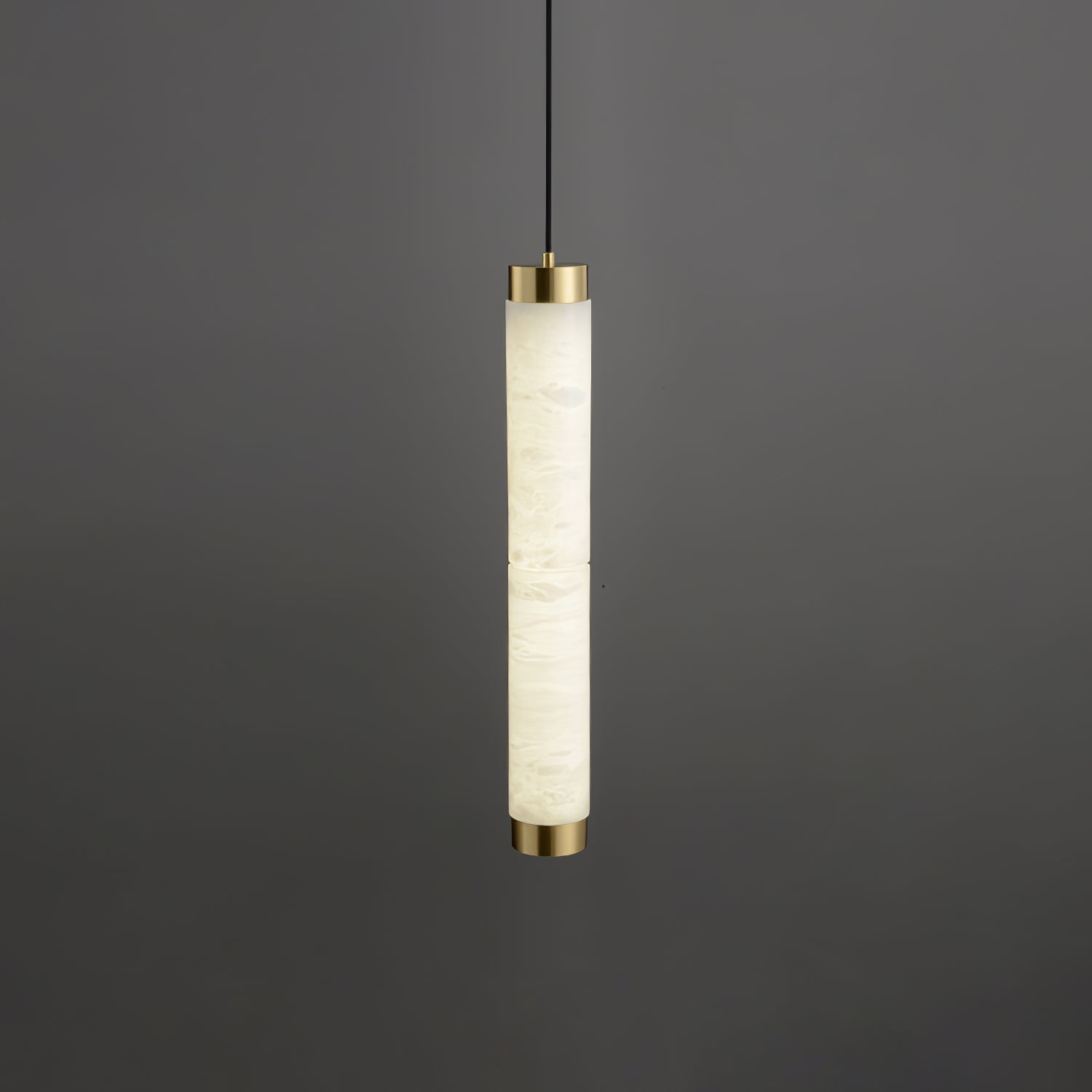 Lira Suspension Cyclindrique en Albâtre