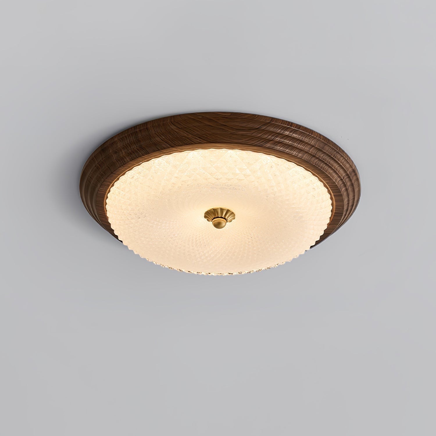 Ivvaros Lampe de Plafond en Verre Art Nordique Premium