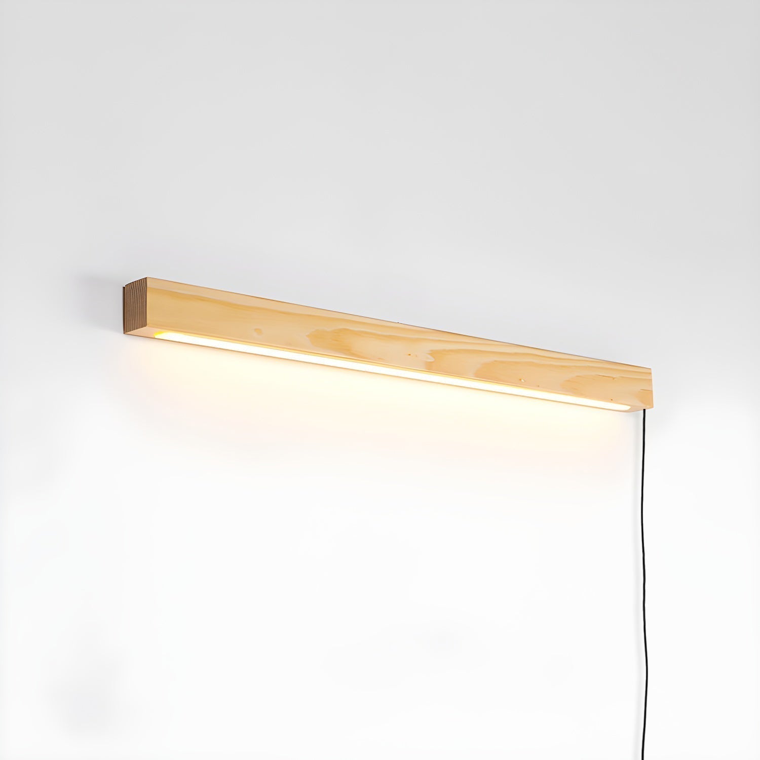 Lustra Wall Lamp Linear Wood Plug In