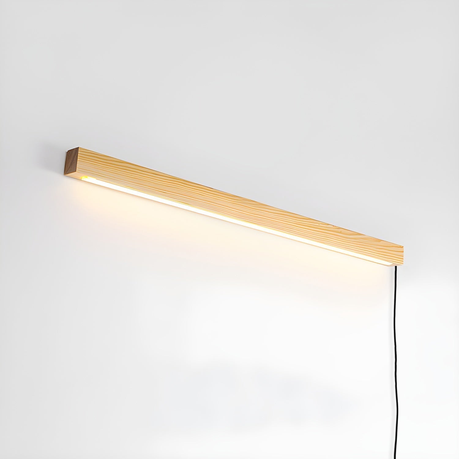 Lustra Wall Lamp Linear Wood Plug In