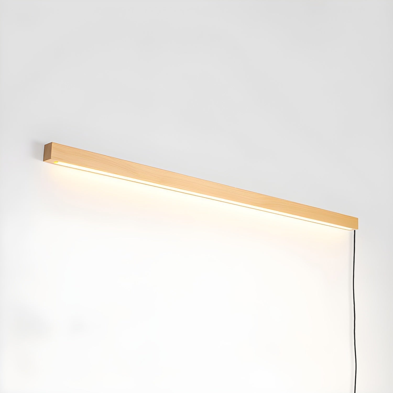Lustra Wall Lamp Linear Wood Plug In