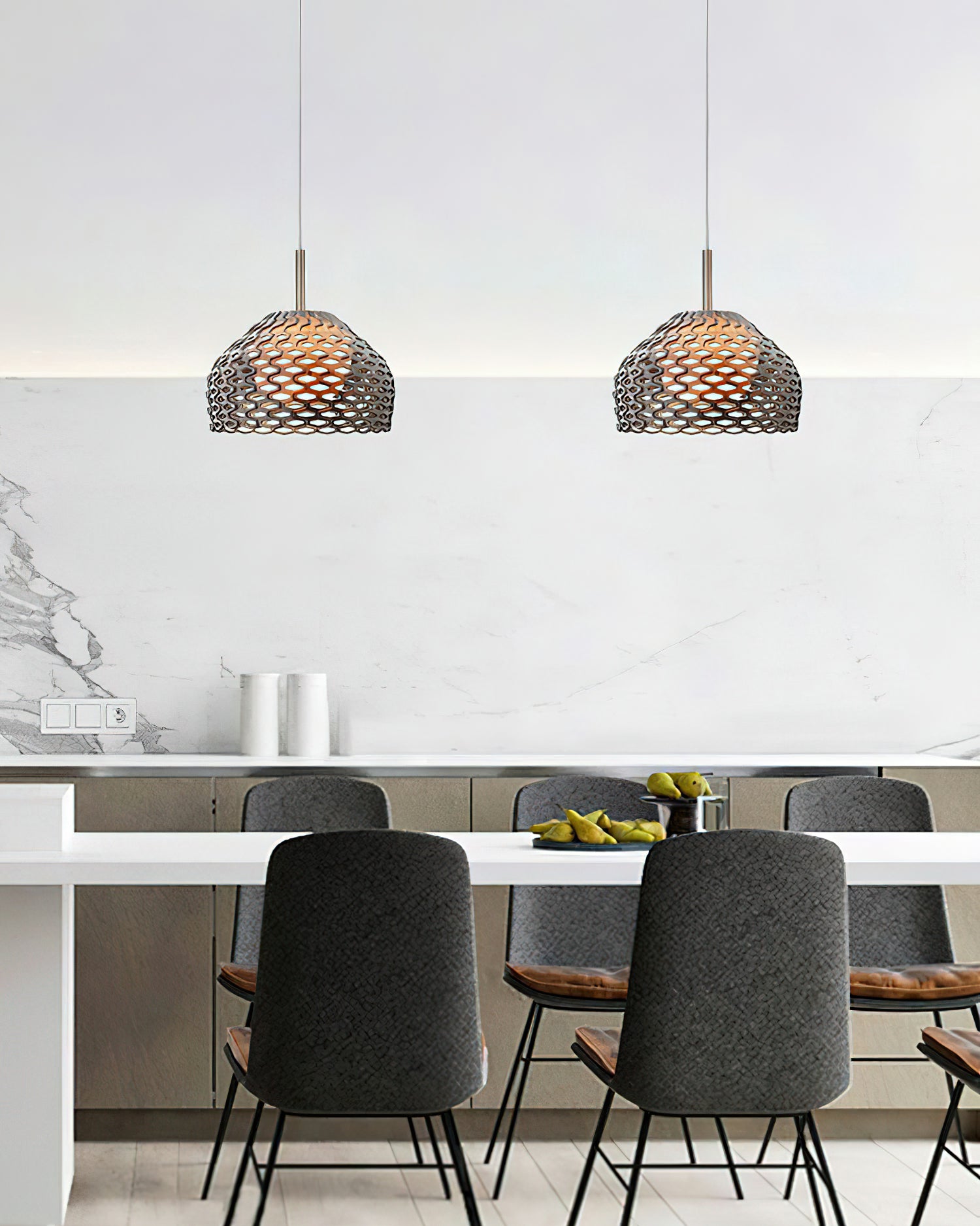 Ilsolion Créativité Individuelle Plastique Pendentif Lampe
