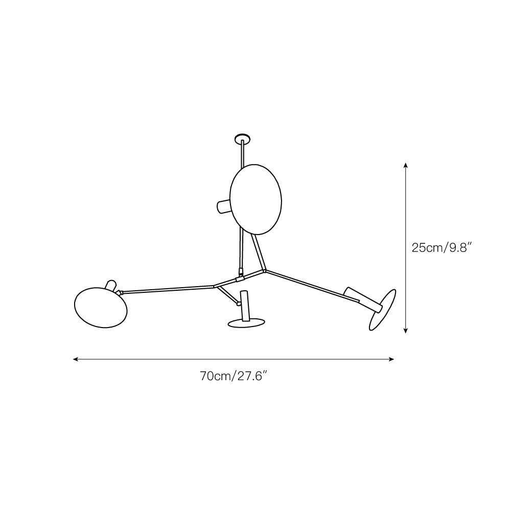 Tinduvyo Lustre Métal Verre Minimaliste Moderne