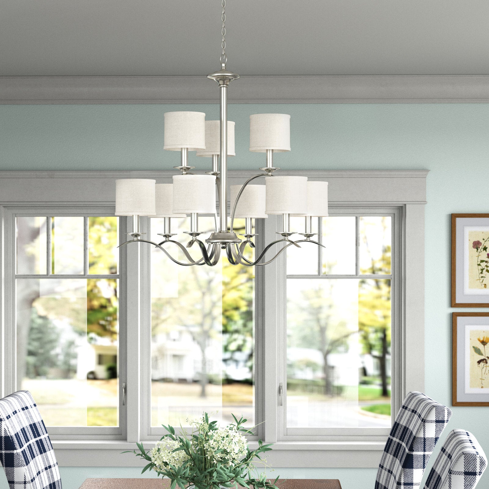 Vatnuvys Lustre Métal Laiton Tissu Traditionnel Premium