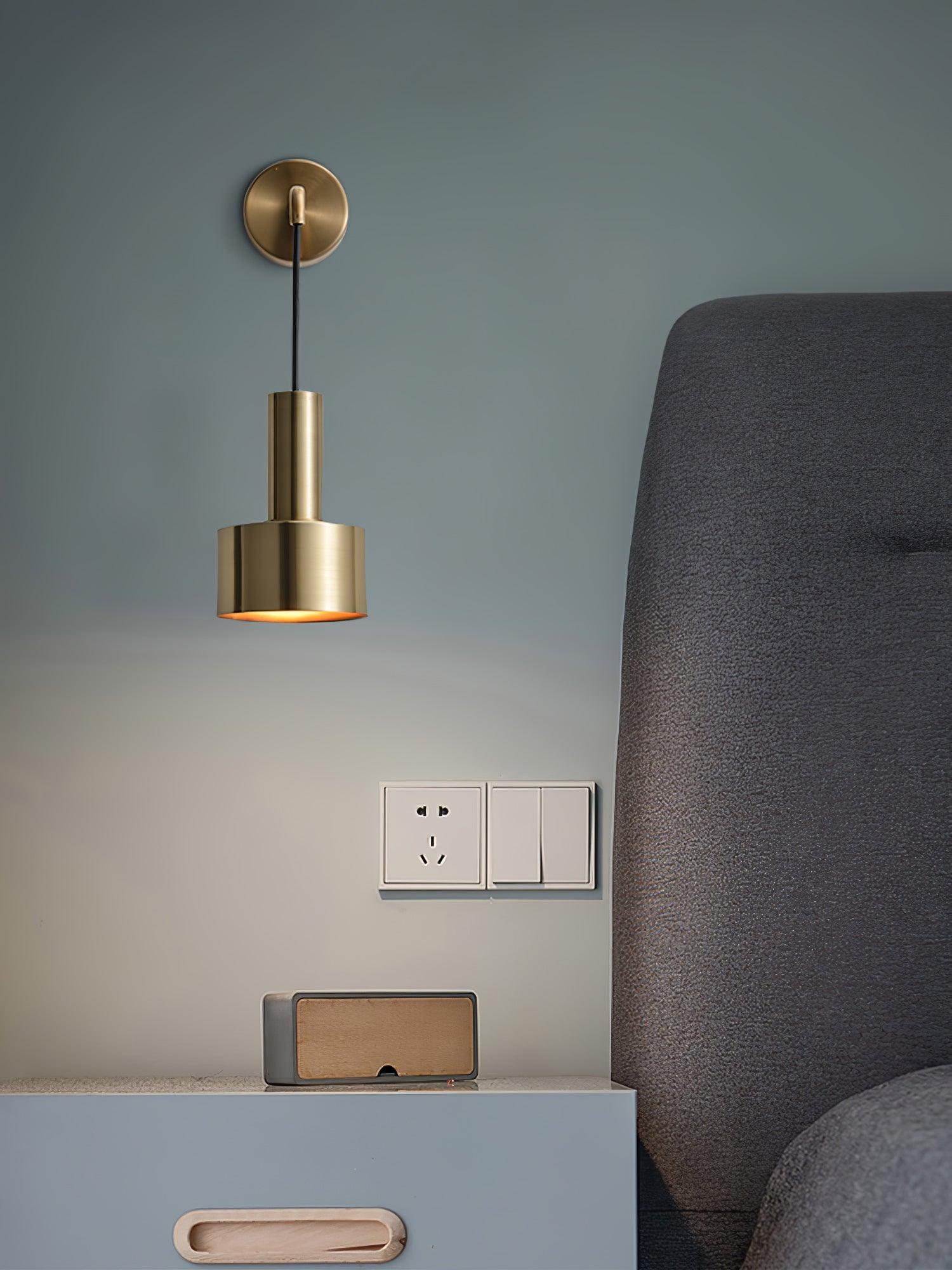 Alvina Applique Murale Moderne Minimaliste en Laiton