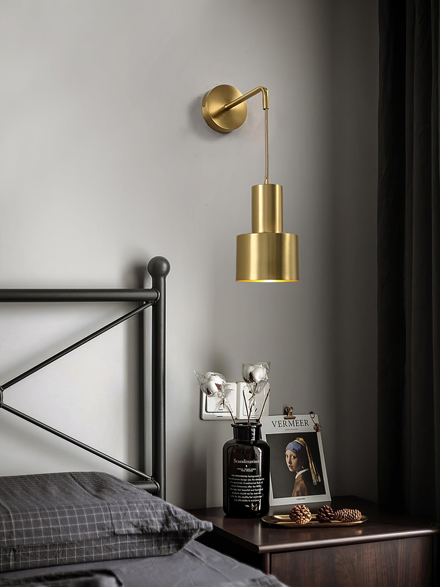 Alvina Applique Murale Moderne Minimaliste en Laiton