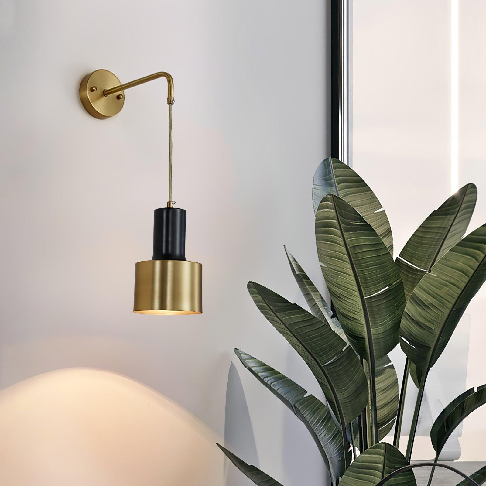 Alvina Applique Murale Moderne Minimaliste en Laiton