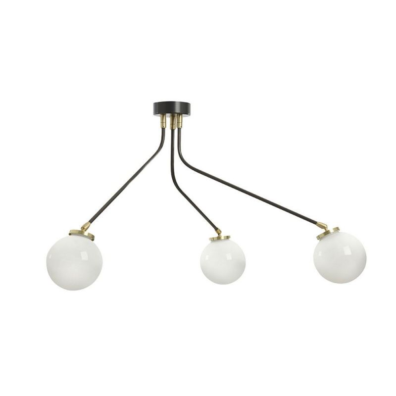 Vatnuvyo Moderne Minimaliste Laiton Métal Verre Plafonnier