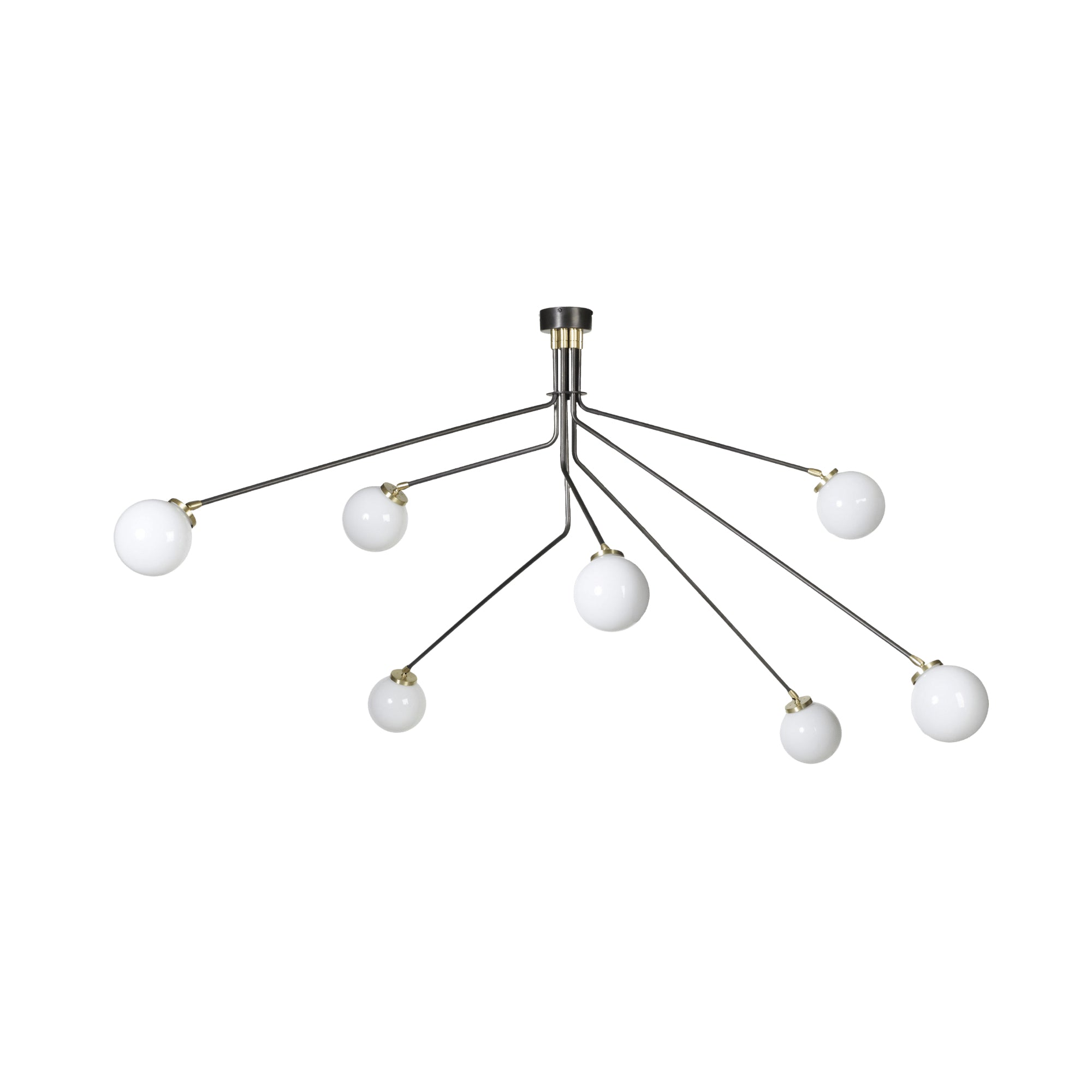Vatnuvyo Moderne Minimaliste Laiton Métal Verre Plafonnier