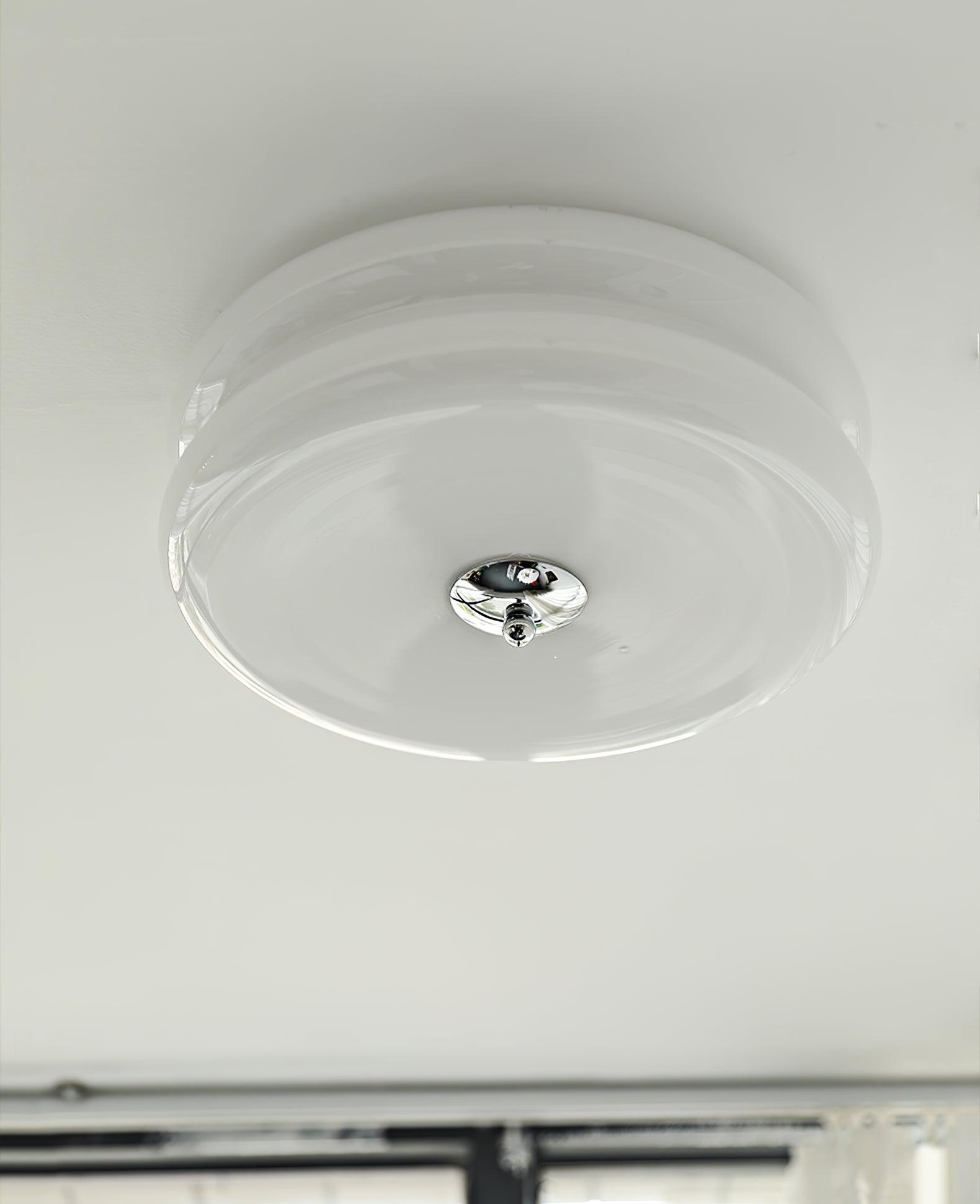 Lustra Plafonnier Art Déco Verre Vintage