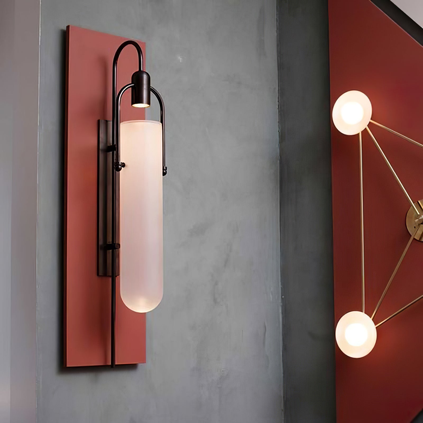 Lustra Applique Murale Arc Verre Moderne