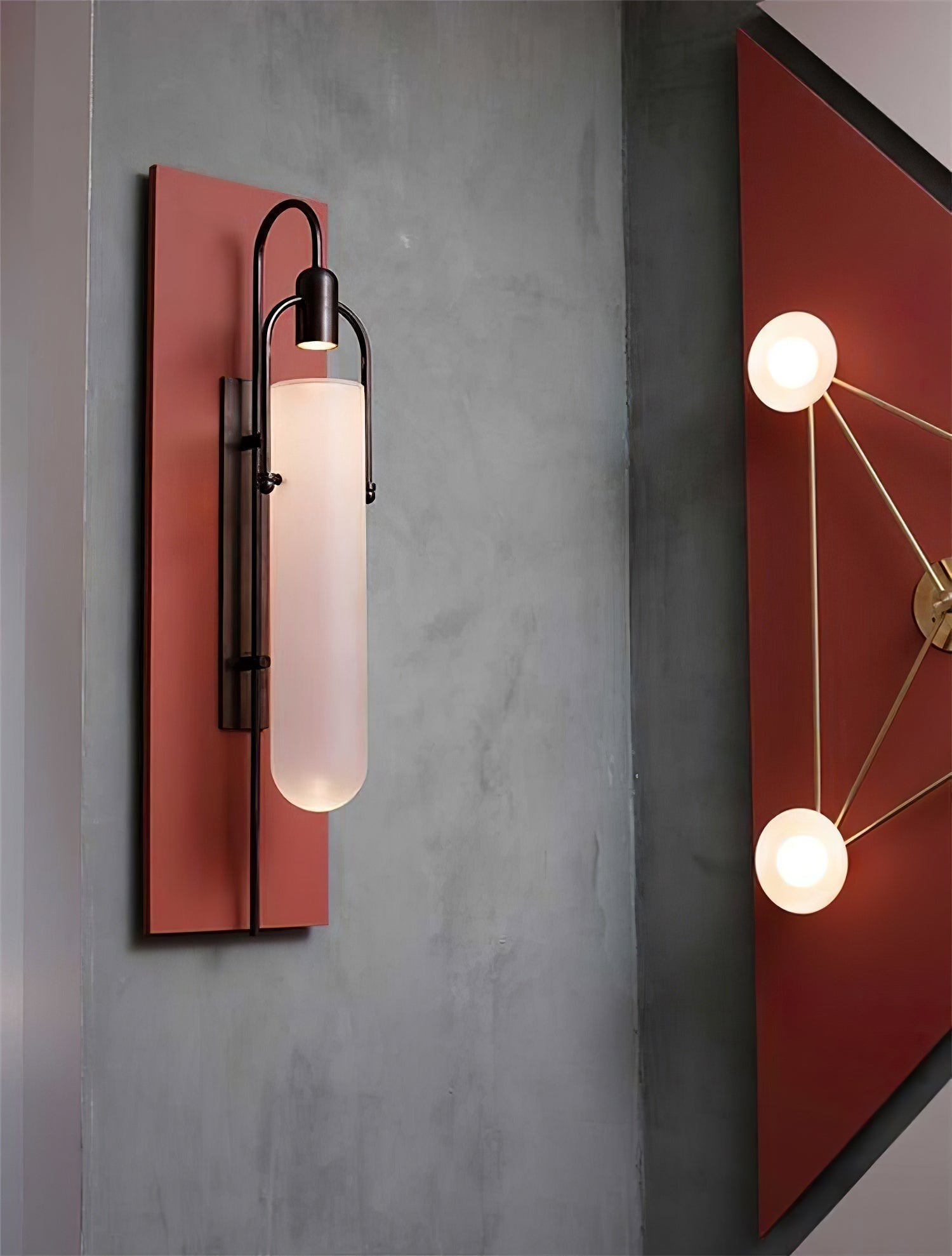 Lustra Applique Murale Arc Verre Moderne