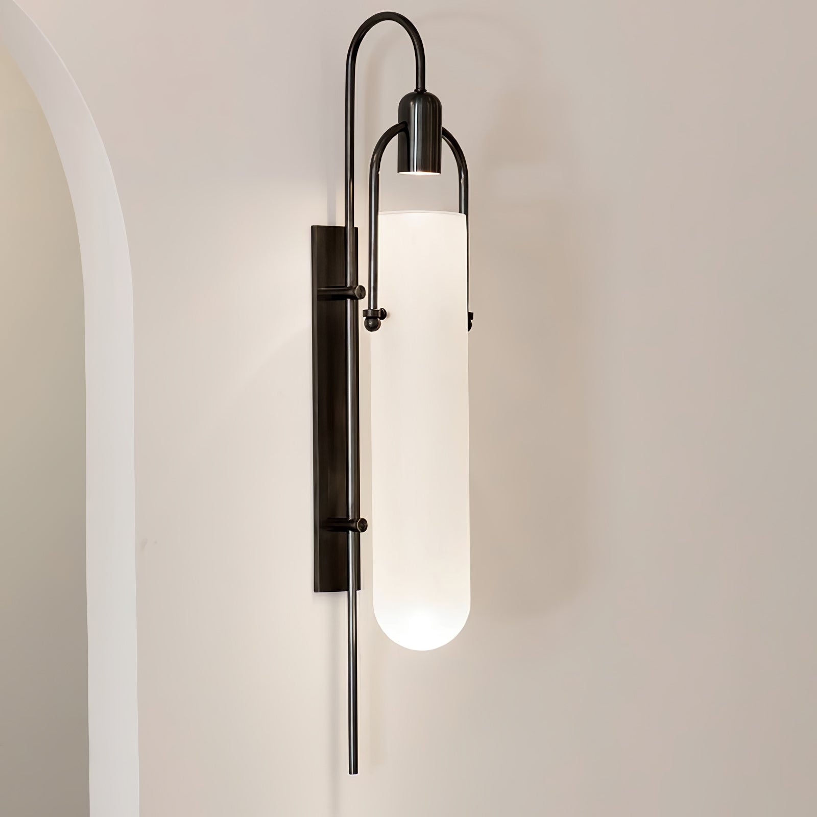 Lustra Applique Murale Arc Verre Moderne