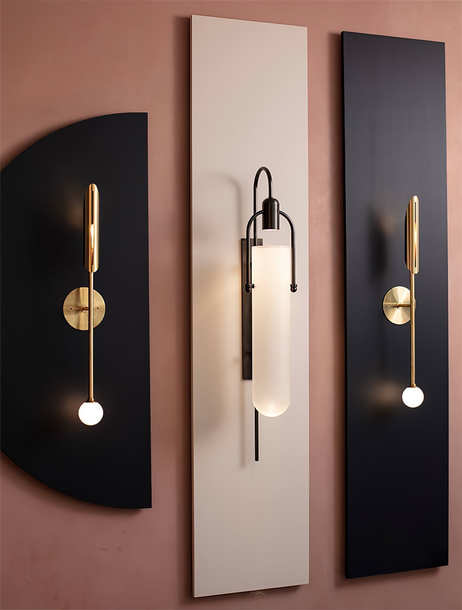 Lustra Applique Murale Arc Verre Moderne