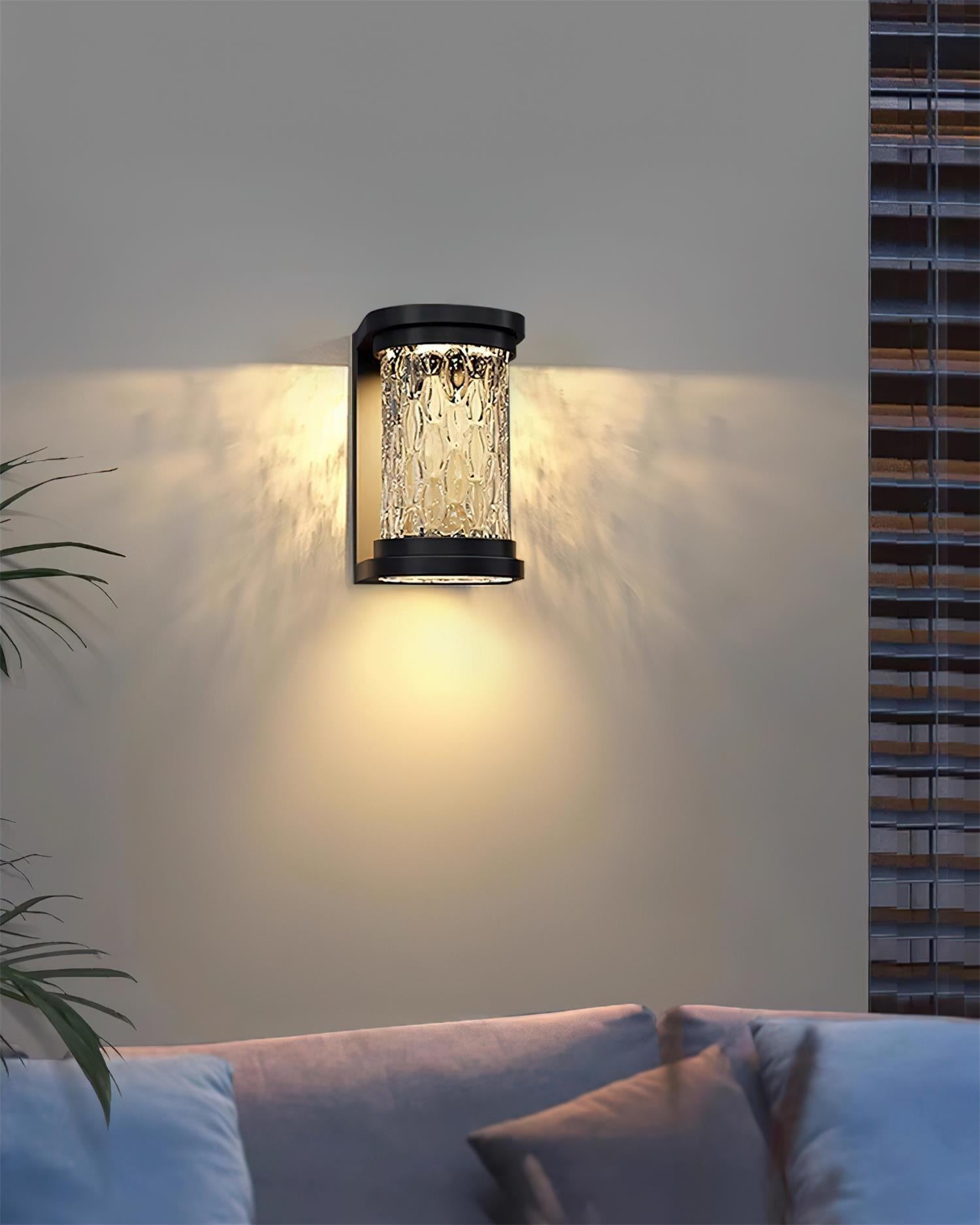 Artika Applique Murale Extérieure Acier Inoxydable Verre Texturé