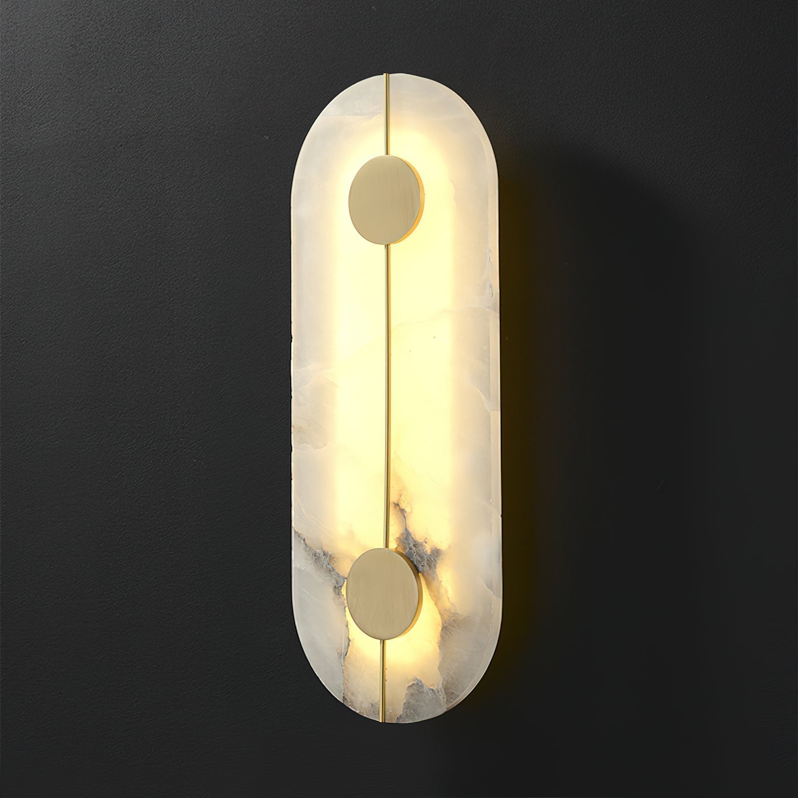 Waegnuvyo Moderne Minimaliste Albâtre Applique Murale