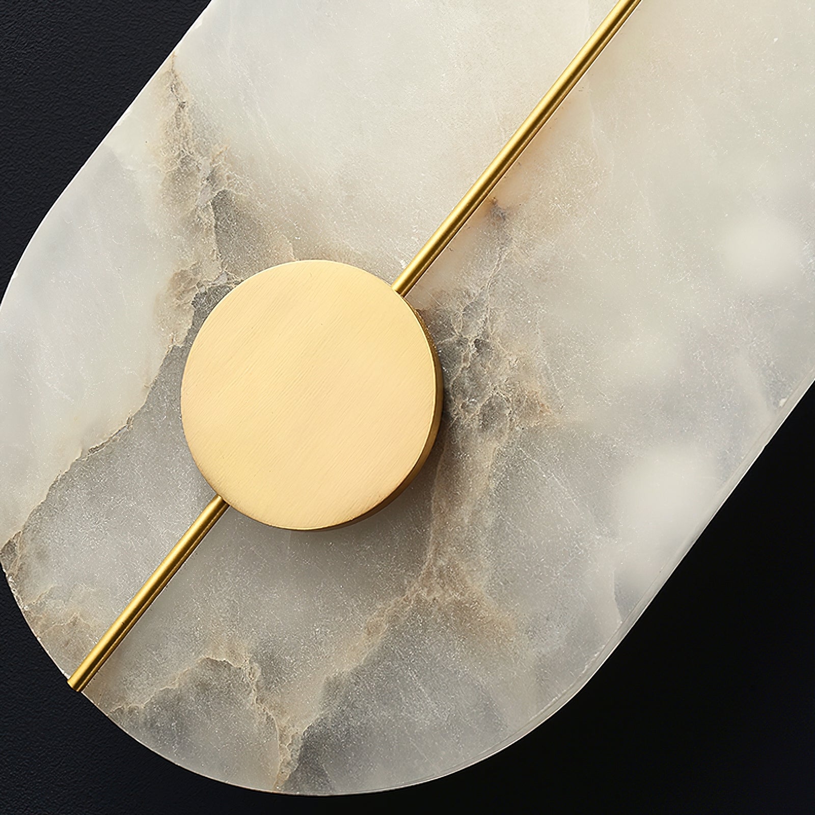 Waegnuvyo Moderne Minimaliste Albâtre Applique Murale