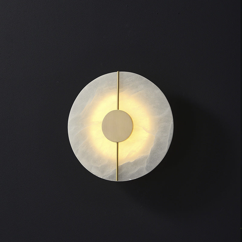 Waegnuvyo Moderne Minimaliste Albâtre Applique Murale