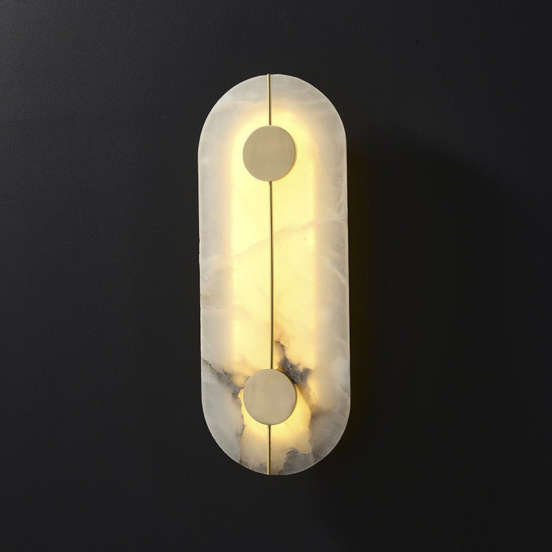 Waegnuvyo Moderne Minimaliste Albâtre Applique Murale
