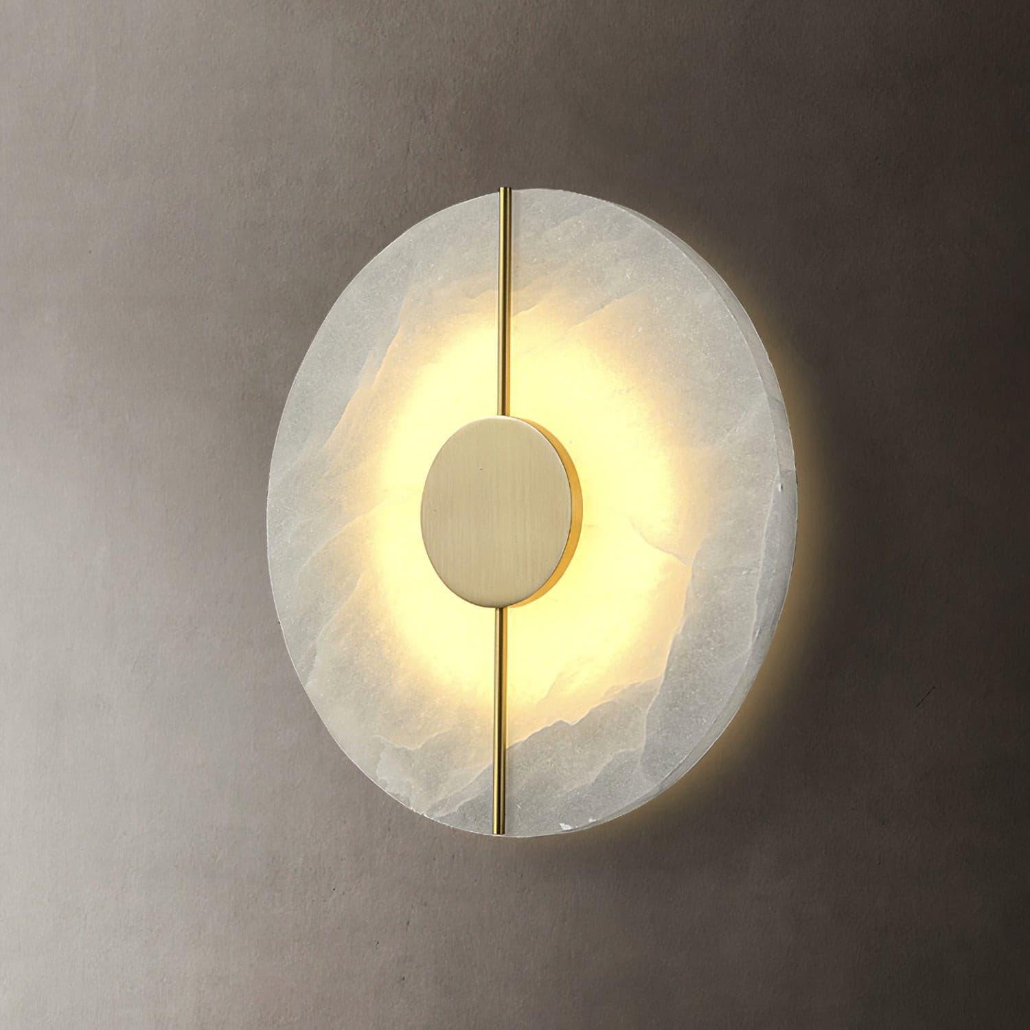 Citheira Applique Murale Minimaliste en Albâtre