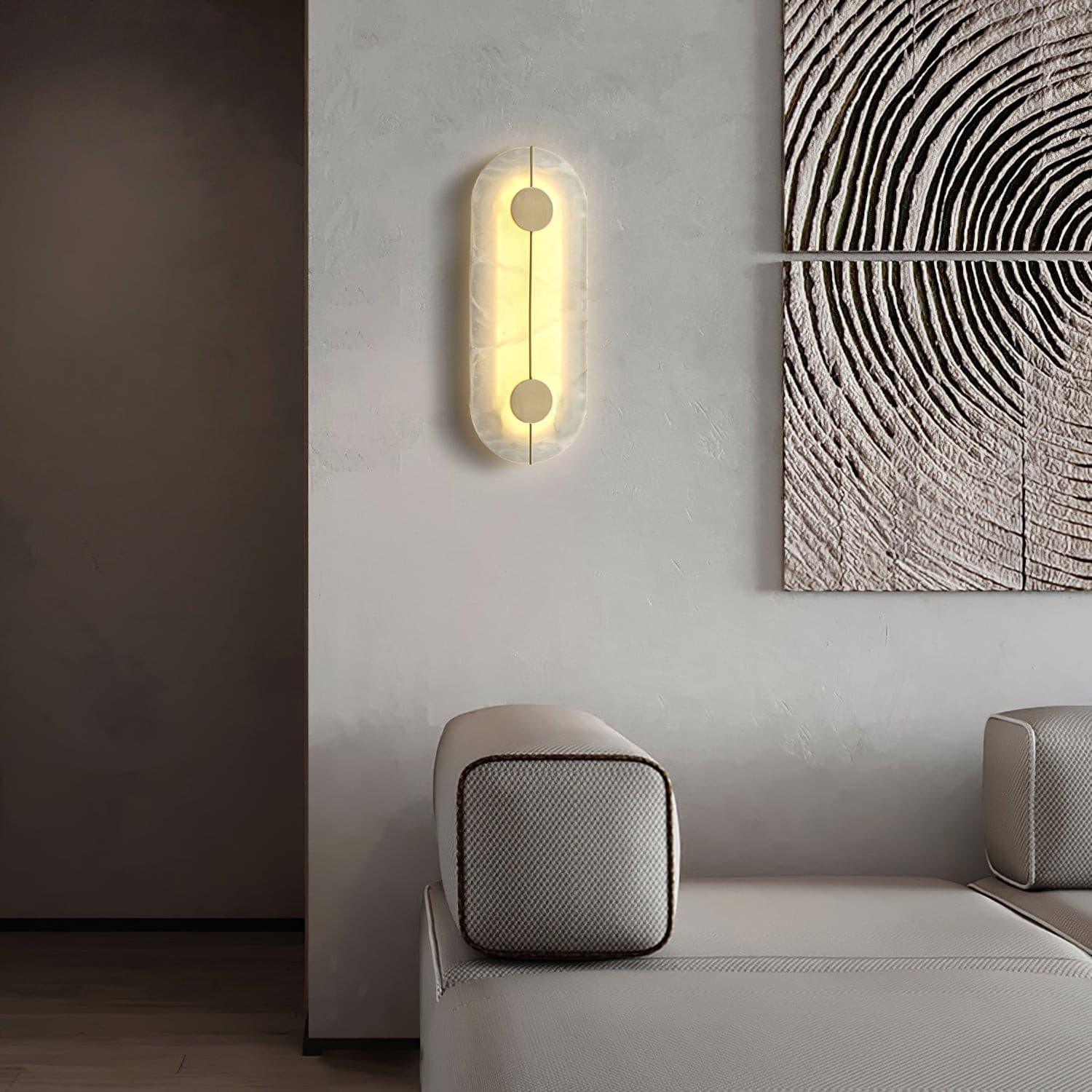 Citheira Applique Murale Minimaliste en Albâtre