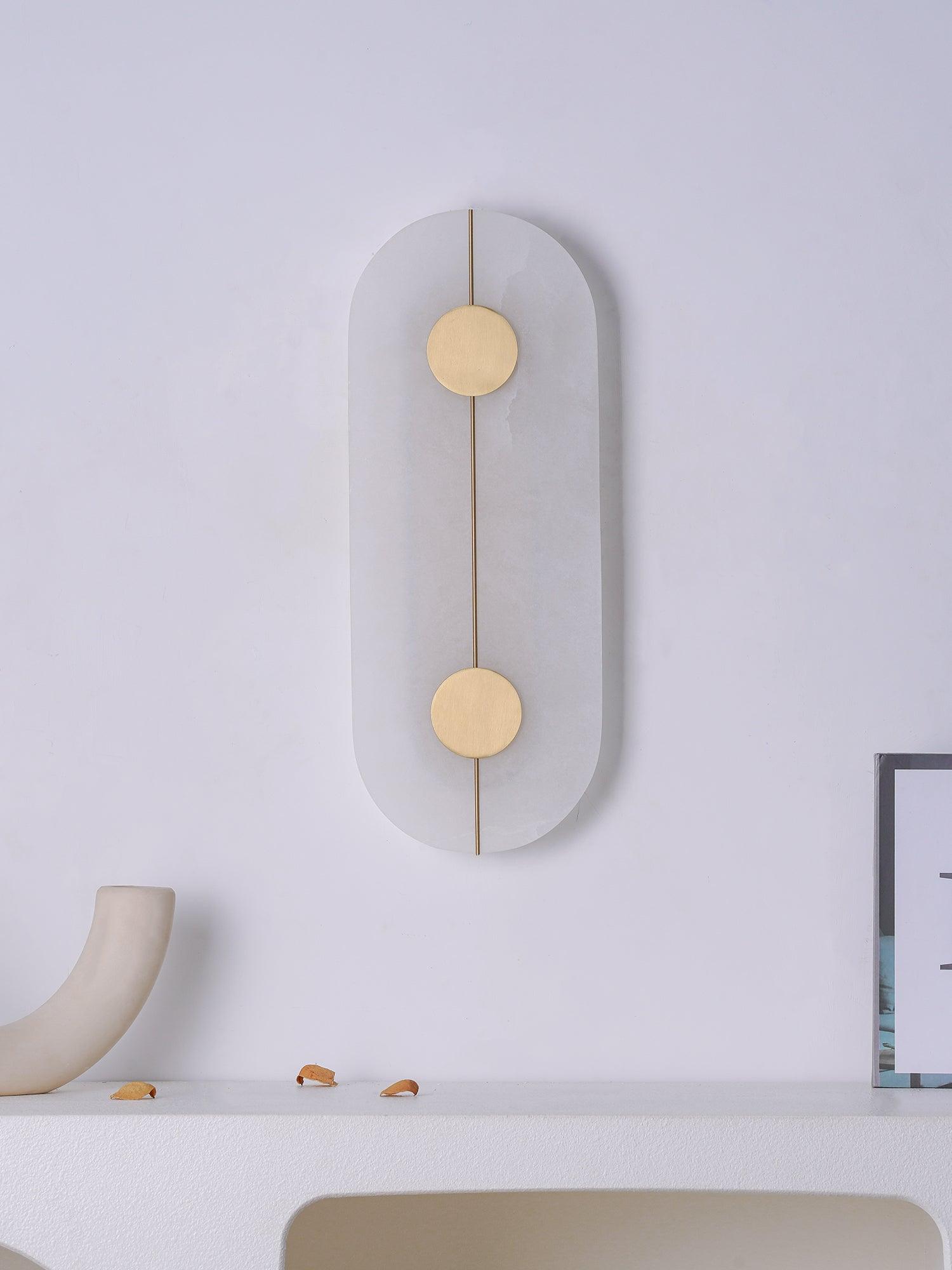 Citheira Applique Murale Minimaliste en Albâtre