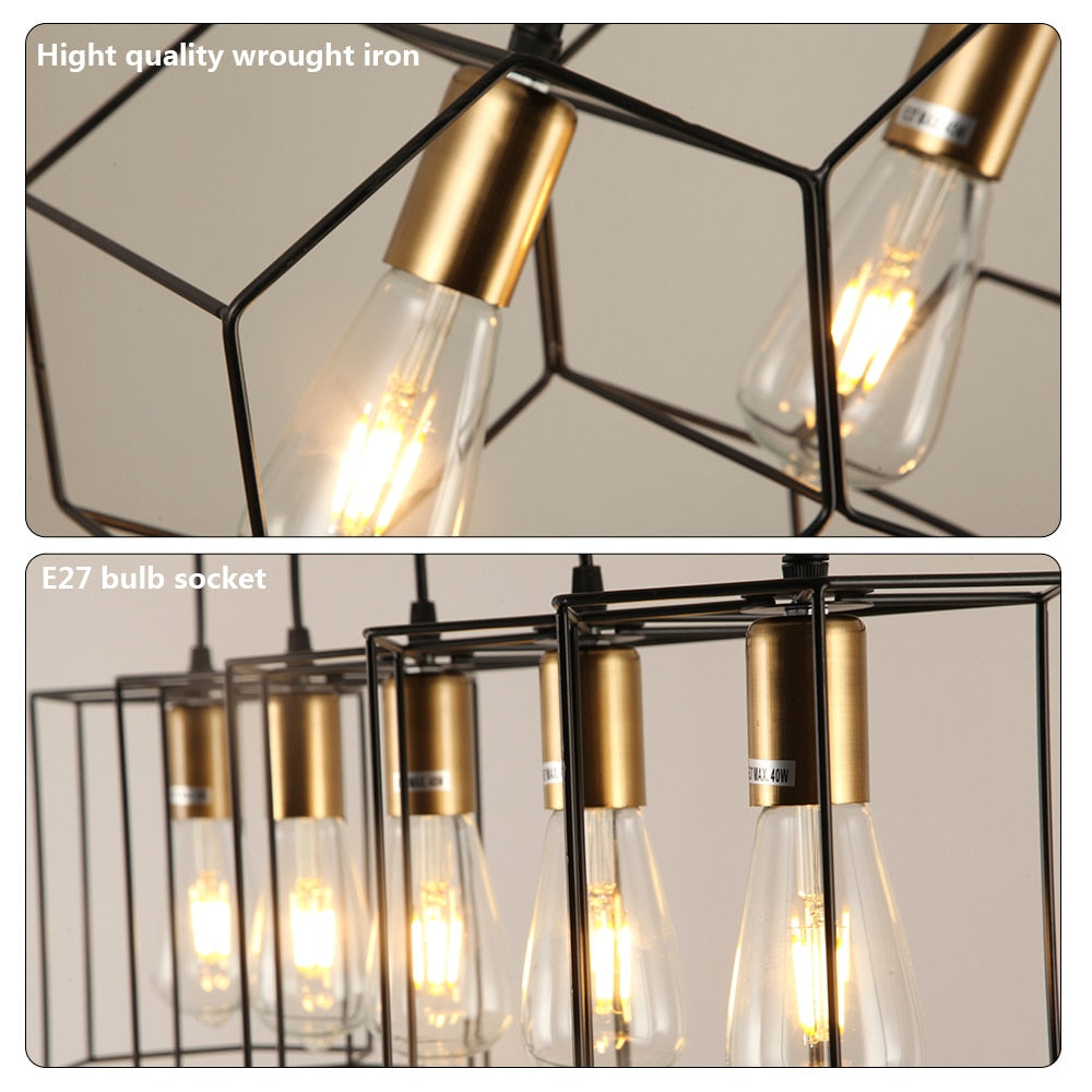 Arisha Suspension linéaire moderne pour le restaurant